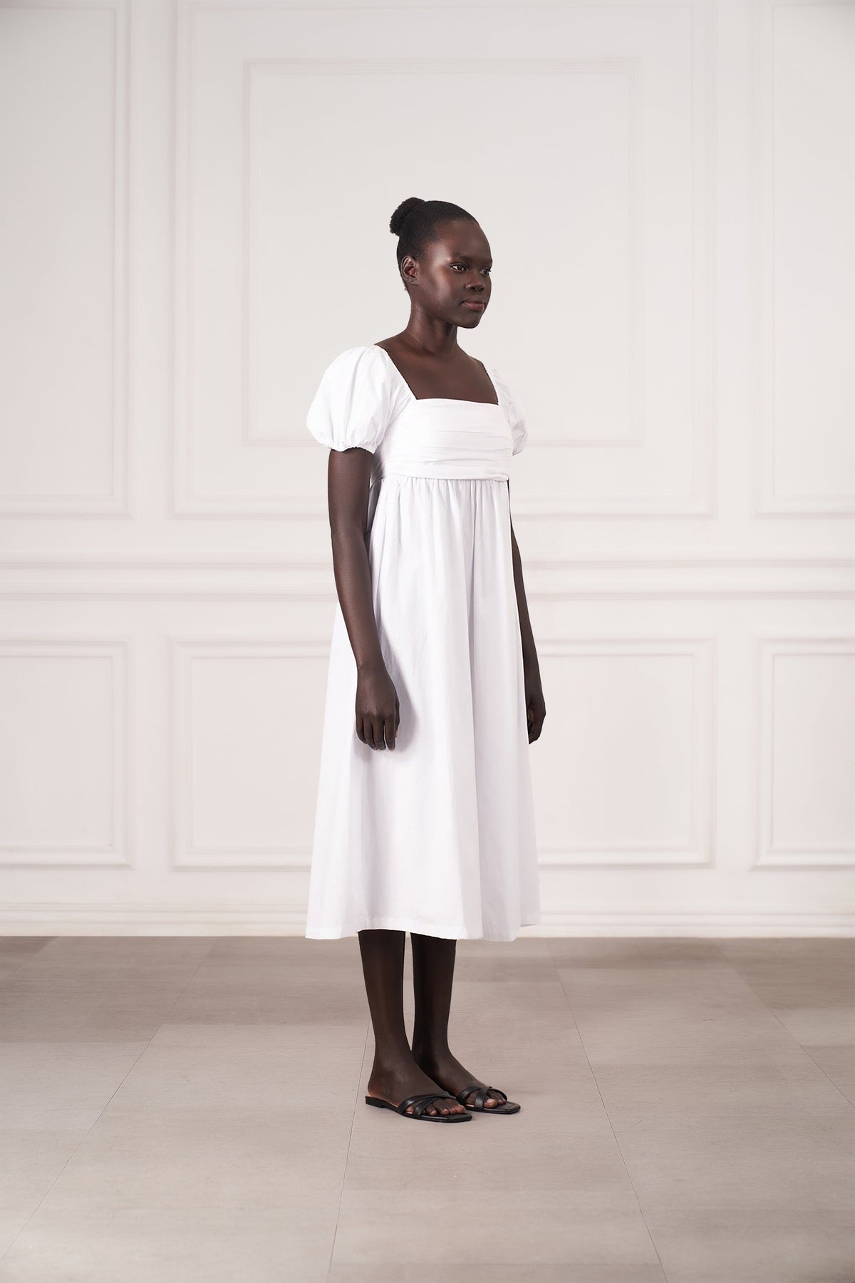 Grace Midi Dress | White