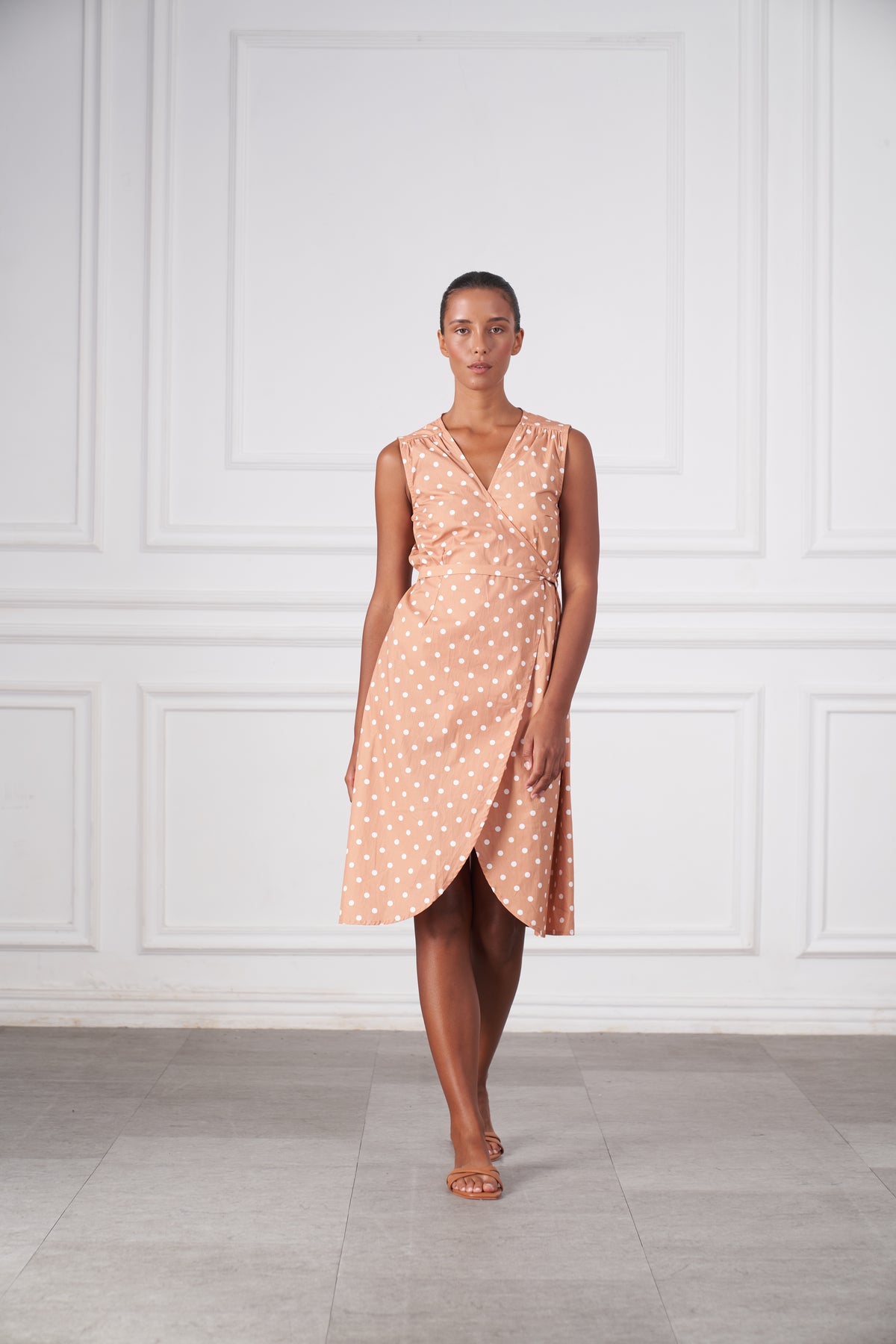Lola Midi Wrap Dress | Coco Dot