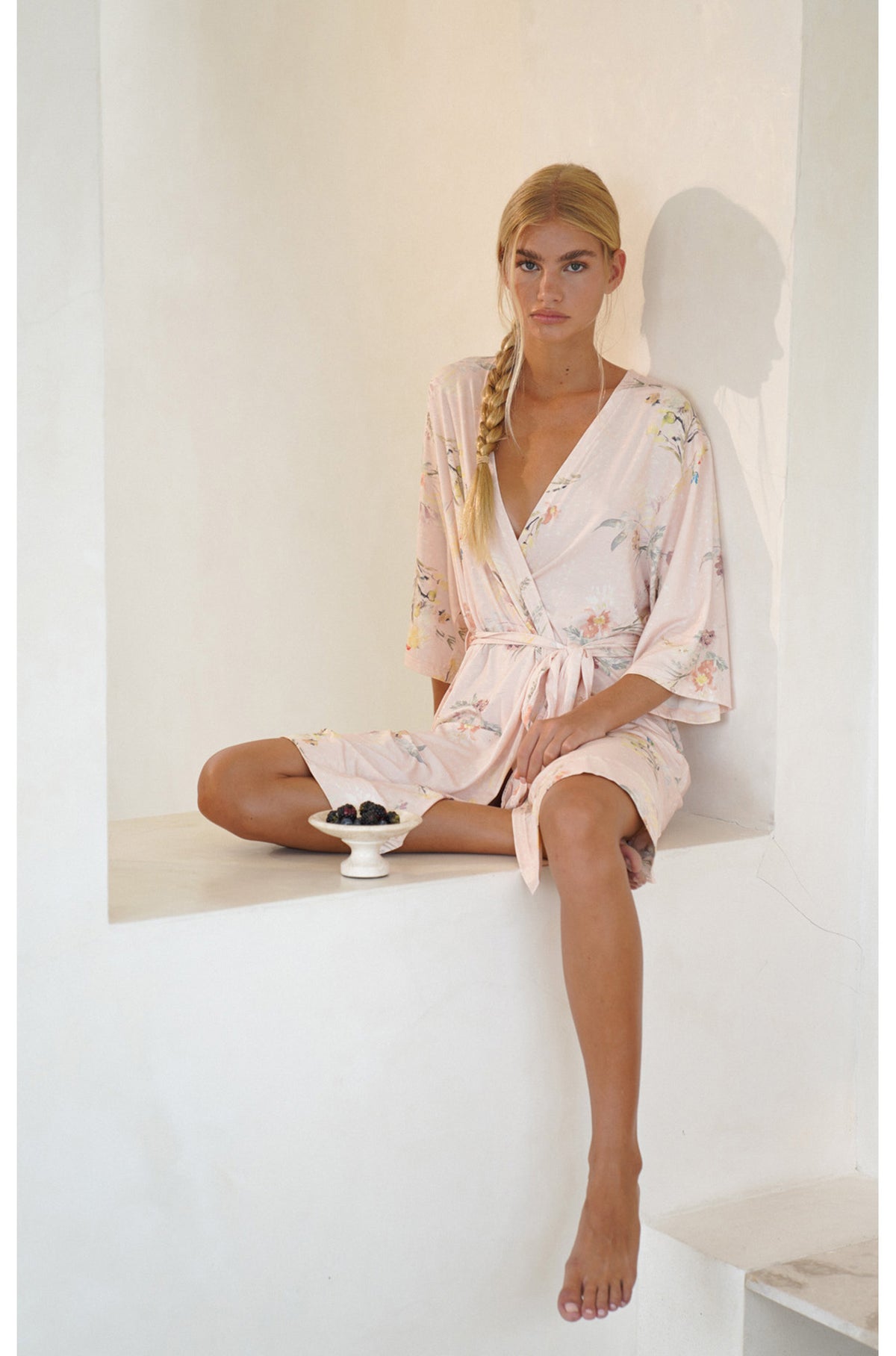 Olivia Robe | Secret Garden Blush