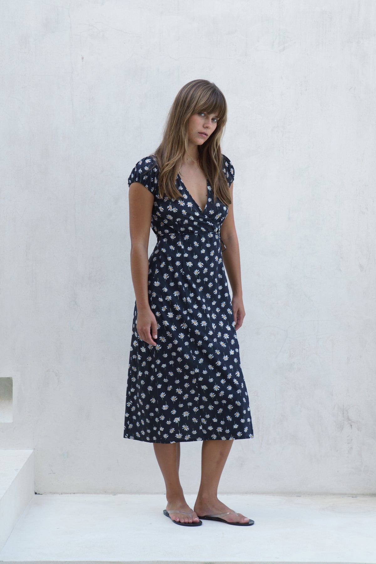 Alaia Midi Wrap Dress | Daisy