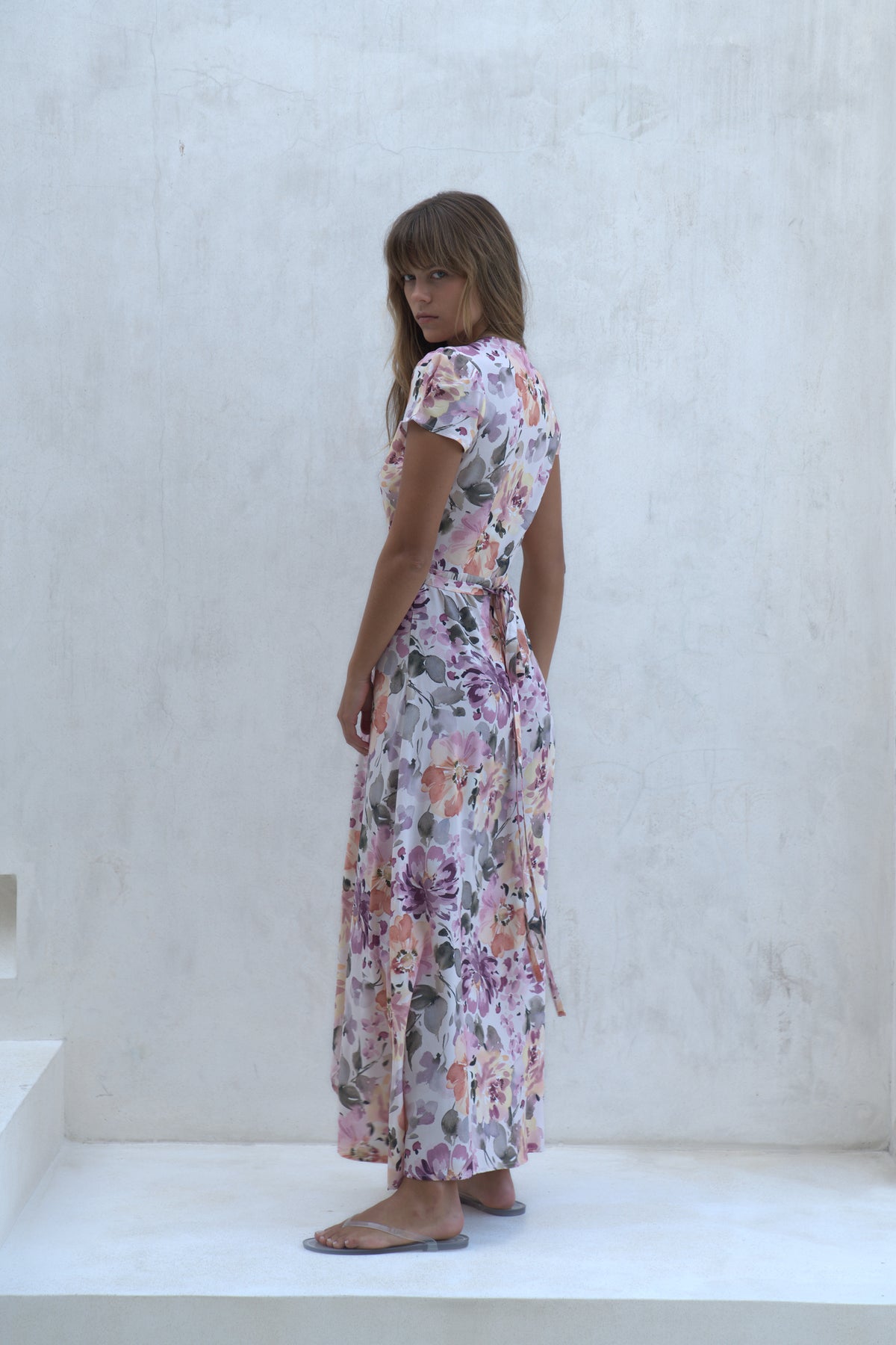 Alexa Maxi Wrap Dress | Soiree Floral