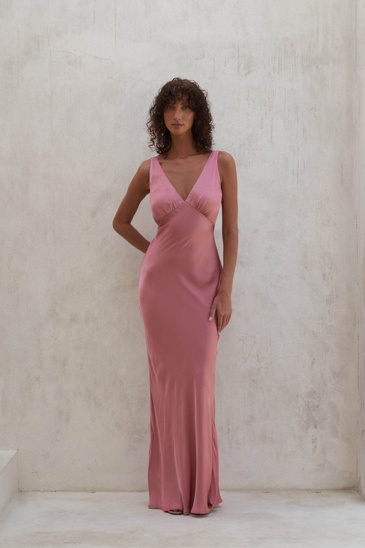 Bessette Maxi Dress | Berry Rose
