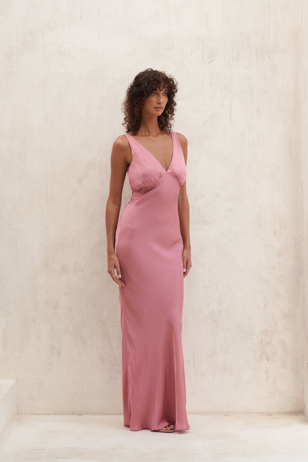 Bessette Maxi Dress | Berry Rose
