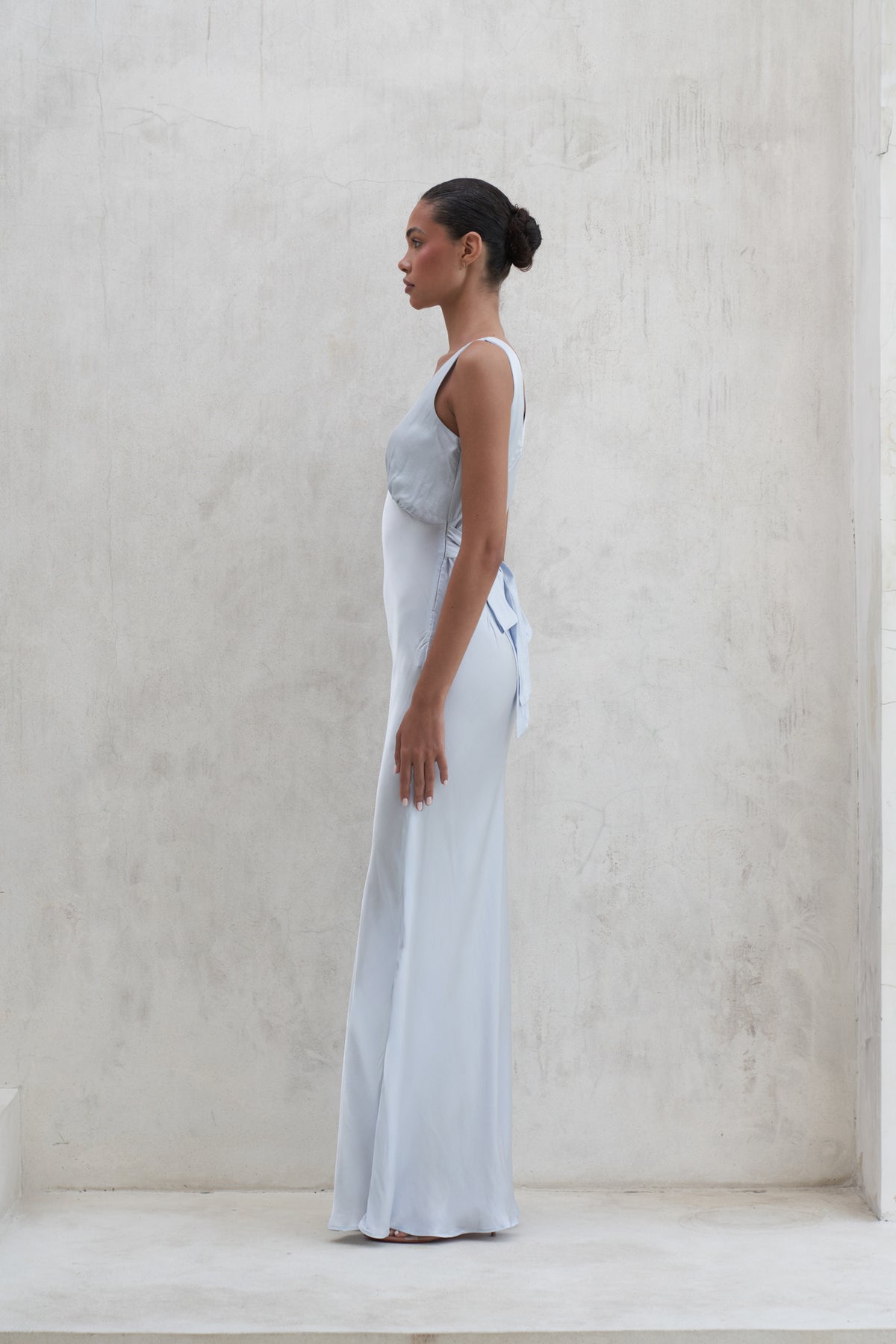 Bessette Maxi Dress | Pearl Blue