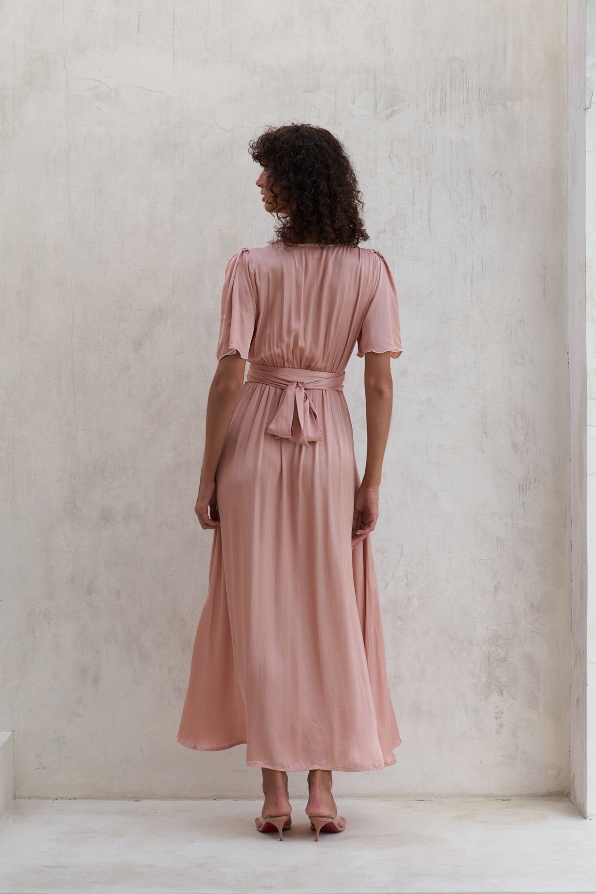 Marlowe Maxi Dress | Peach Rose