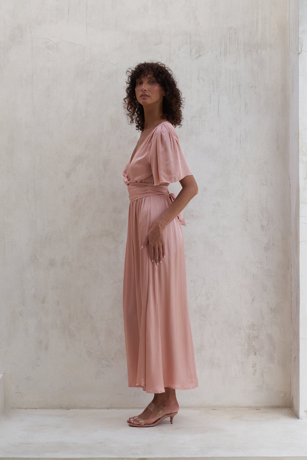 Marlowe Maxi Dress | Peach Rose
