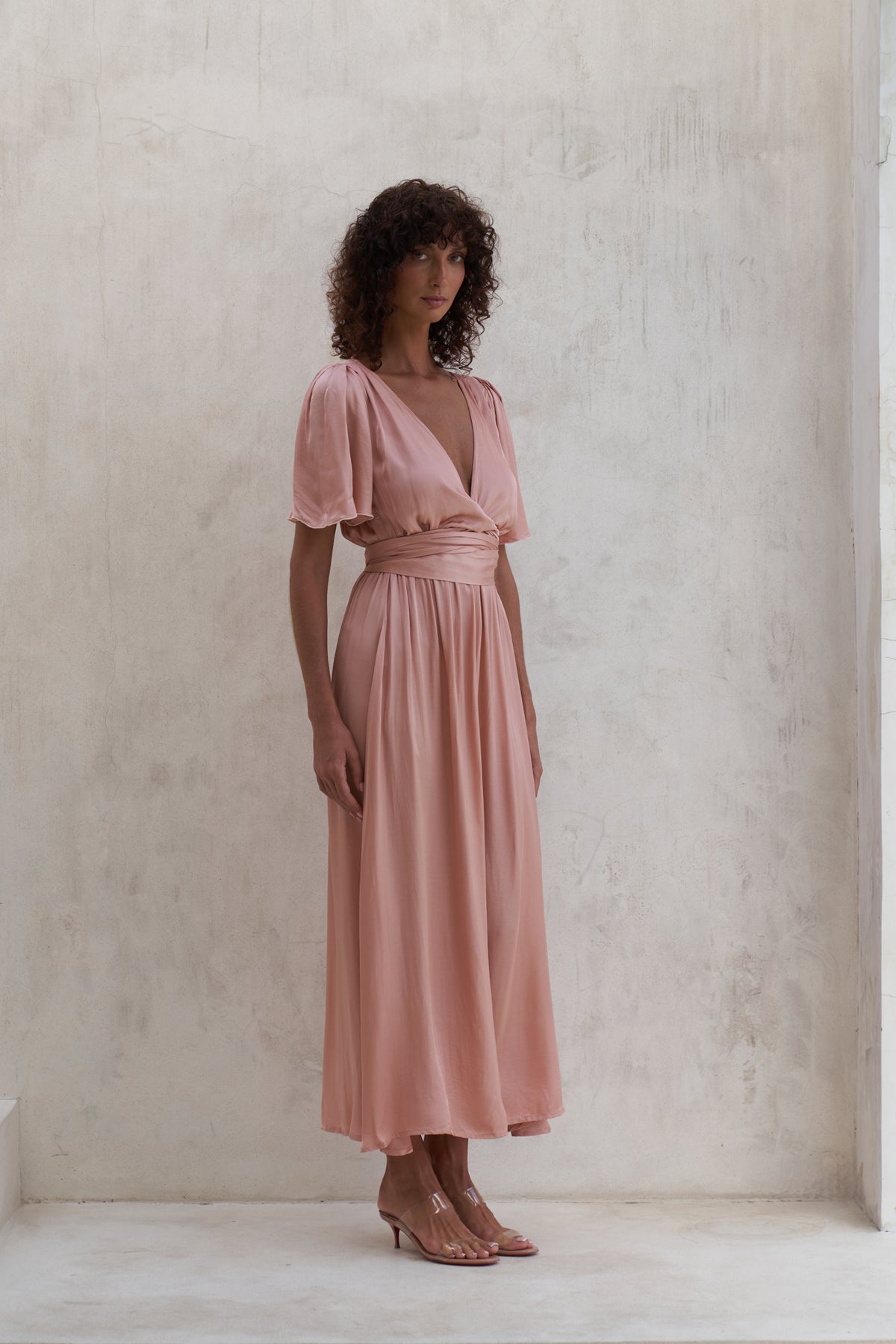 Marlowe Maxi Dress | Peach Rose