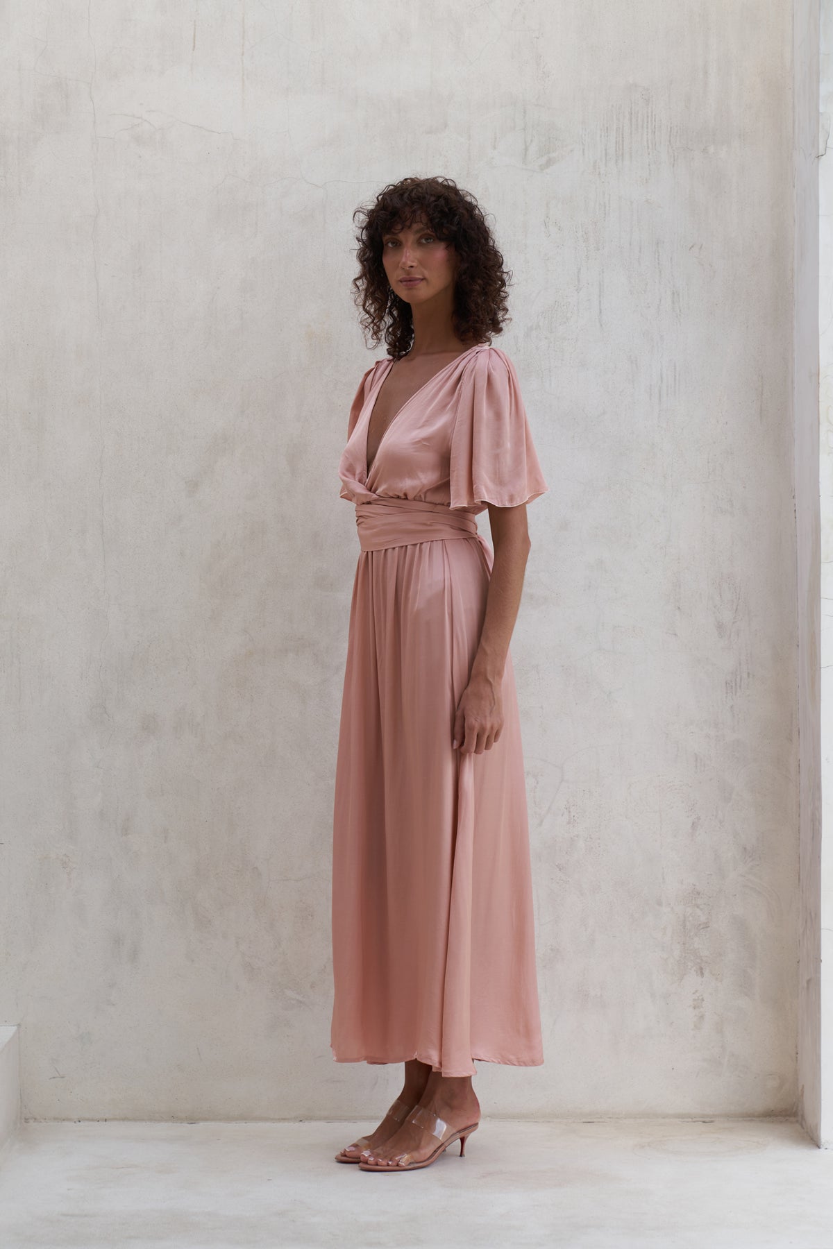 Marlowe Maxi Dress | Peach Rose