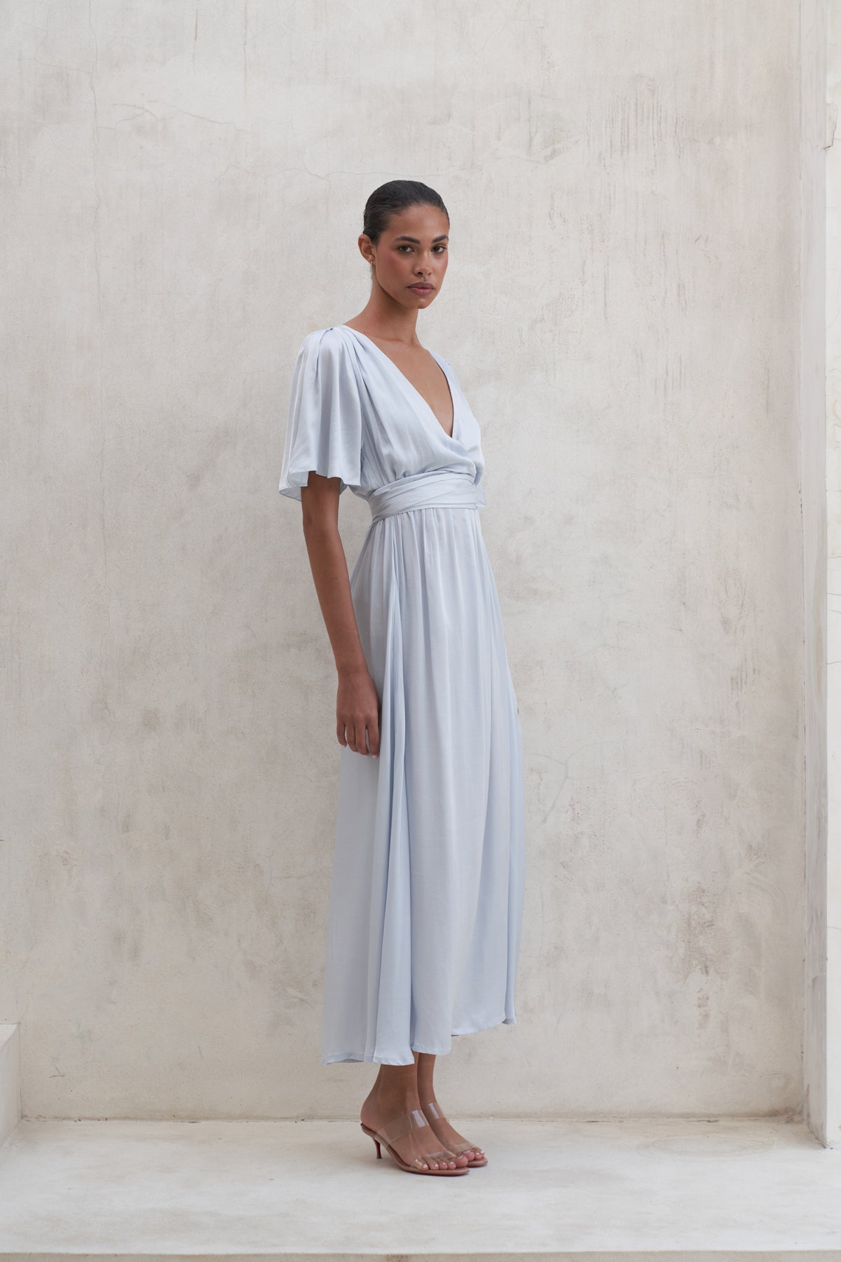 Marlowe Maxi Dress | Pearl Blue