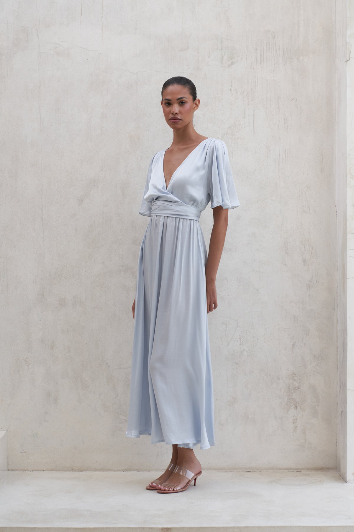 Marlowe Maxi Dress | Pearl Blue