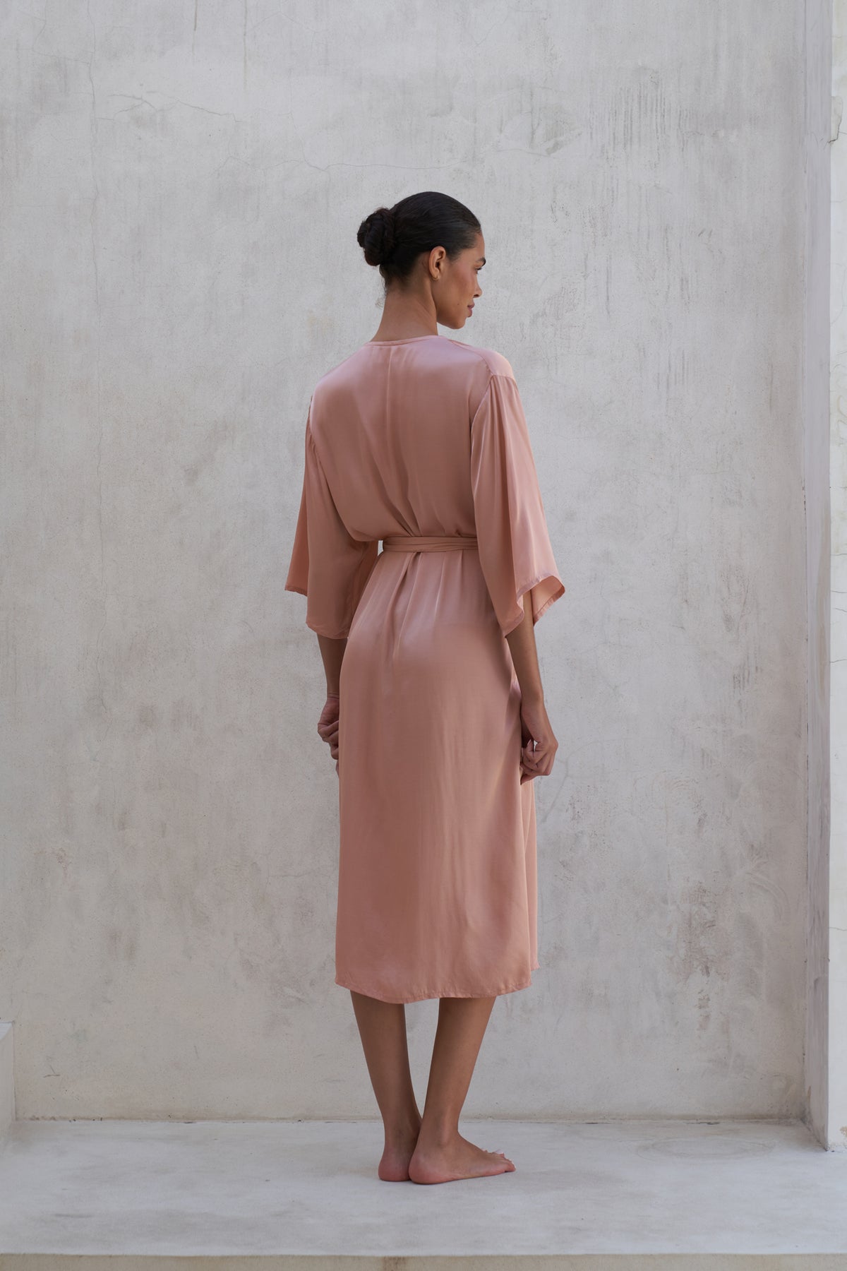 Olivia Robe | Peach Rose