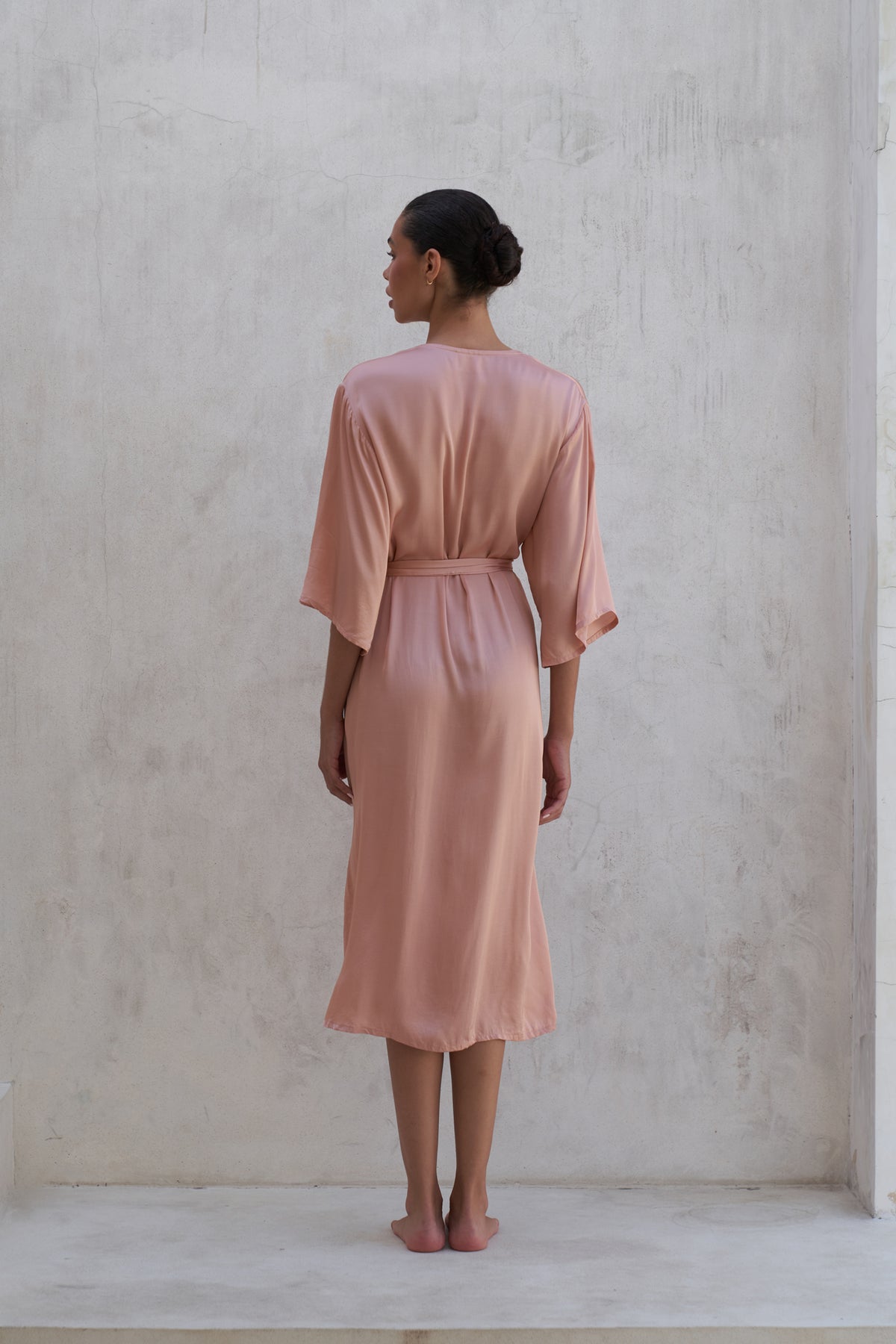 Olivia Robe | Peach Rose