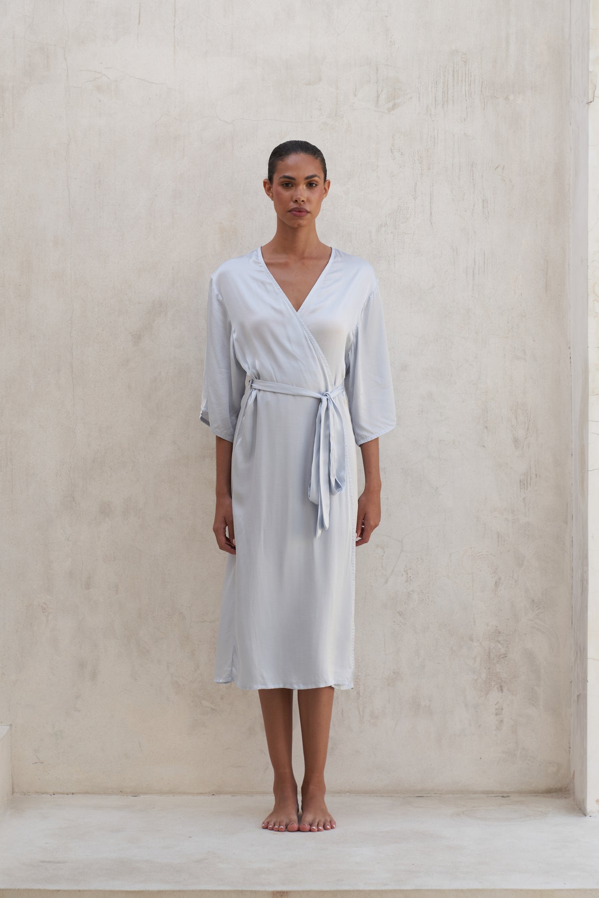 Olivia Robe | Pearl Blue