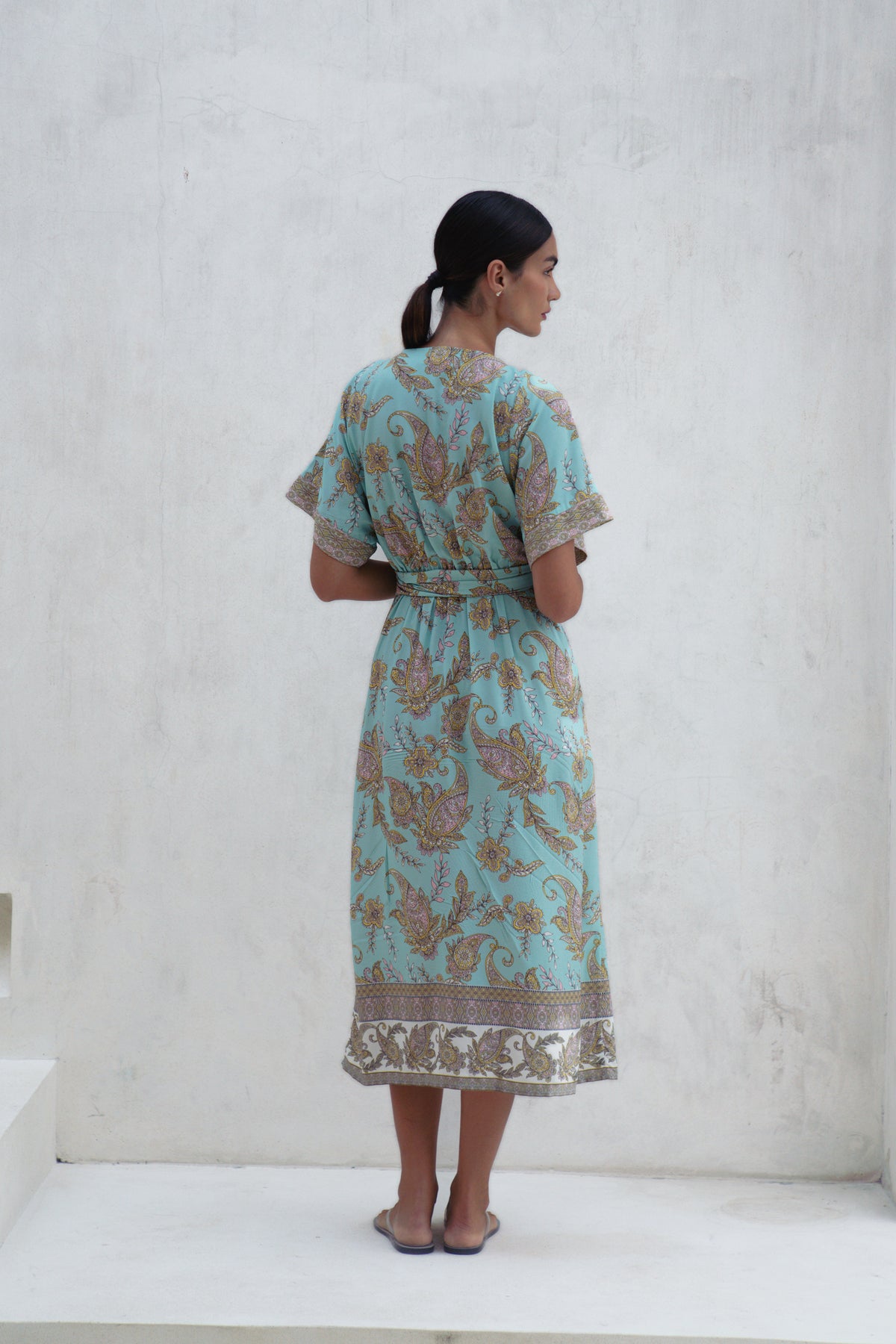 Melody Midi Dress | Amalfi Paisley