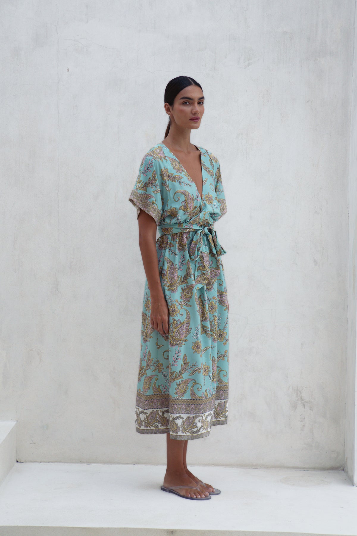 Melody Midi Dress | Amalfi Paisley