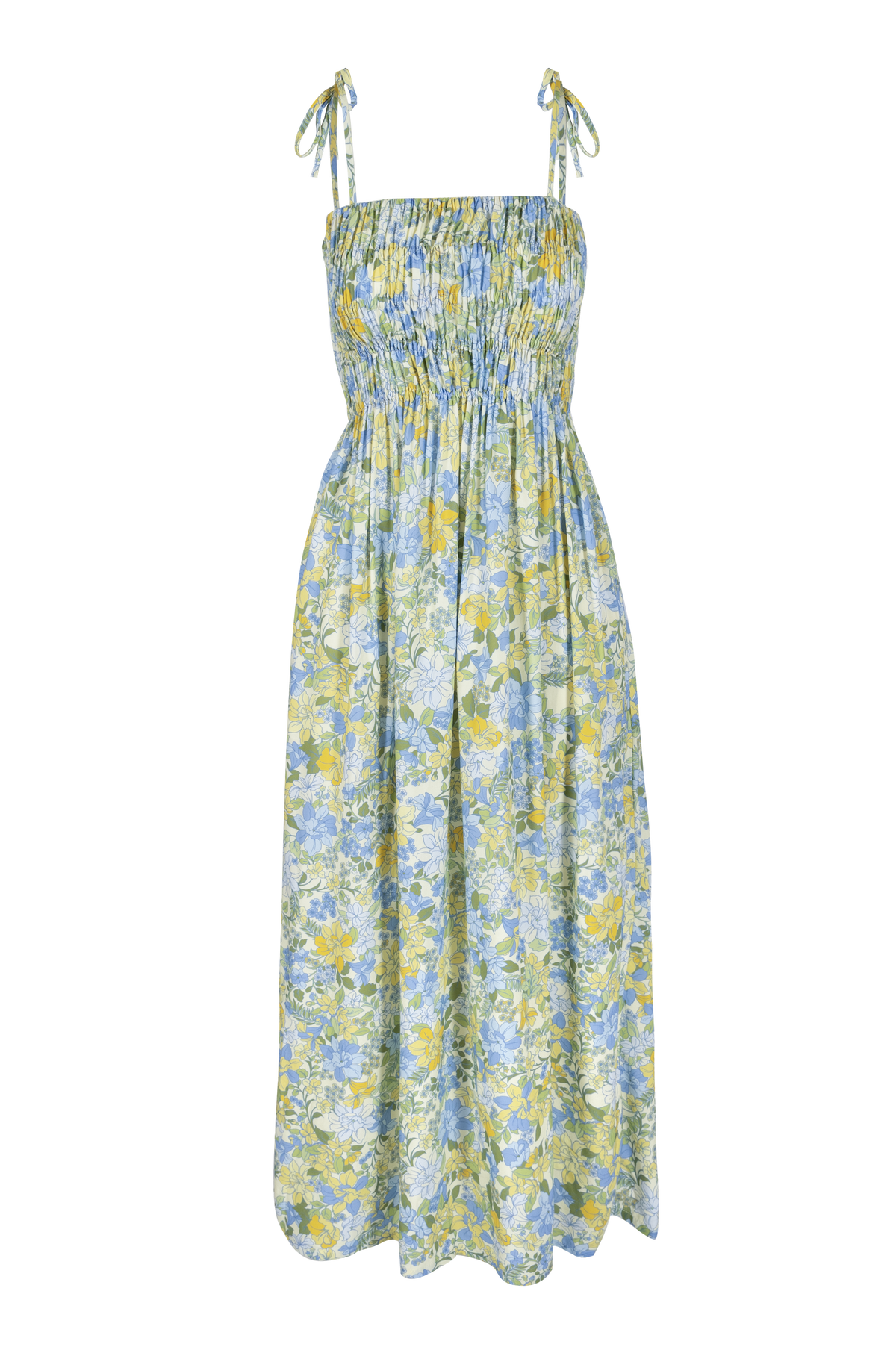 Amalfi Maxi Dress | Pastel Blooms
