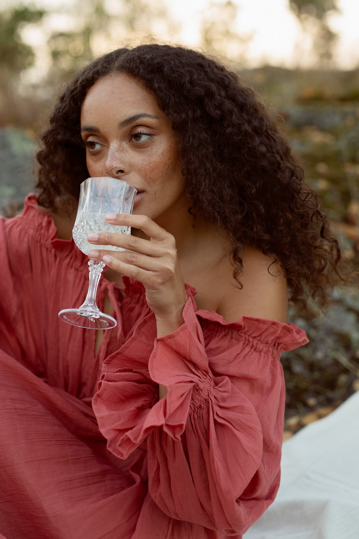 Emmaline Gown | Deep Rose