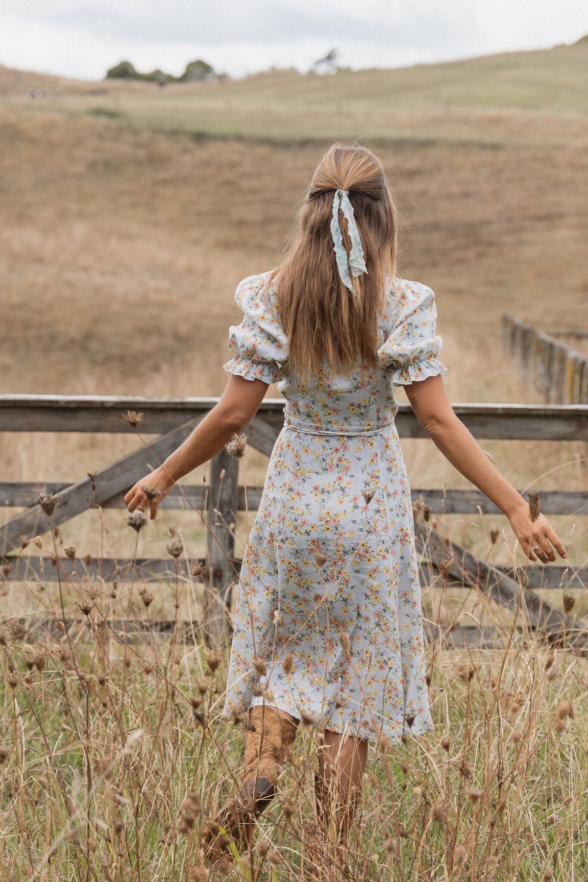 Alice Midi Wrap Dress | Spring Bouquet