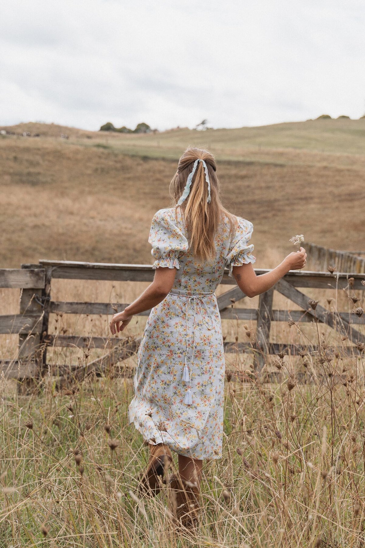 Alice Midi Wrap Dress | Spring Bouquet