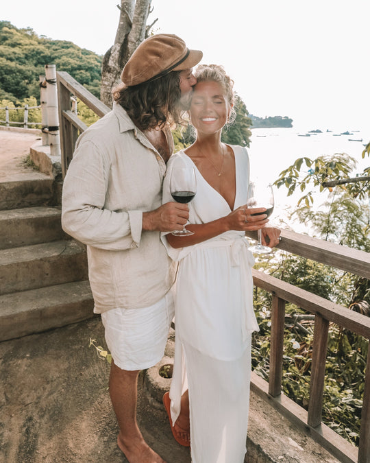 Melody Maxi Dress | White