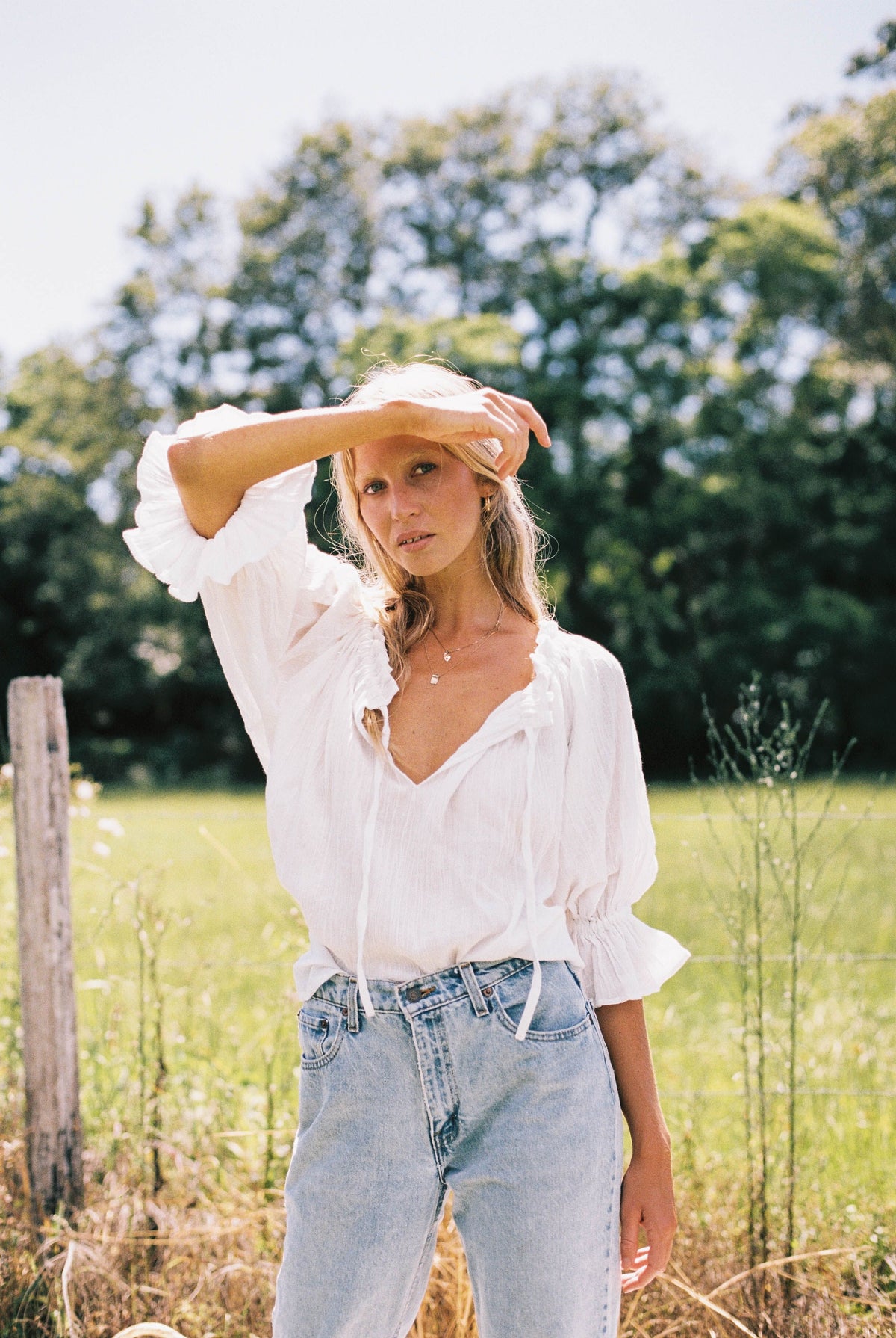 Emmaline Blouse | White