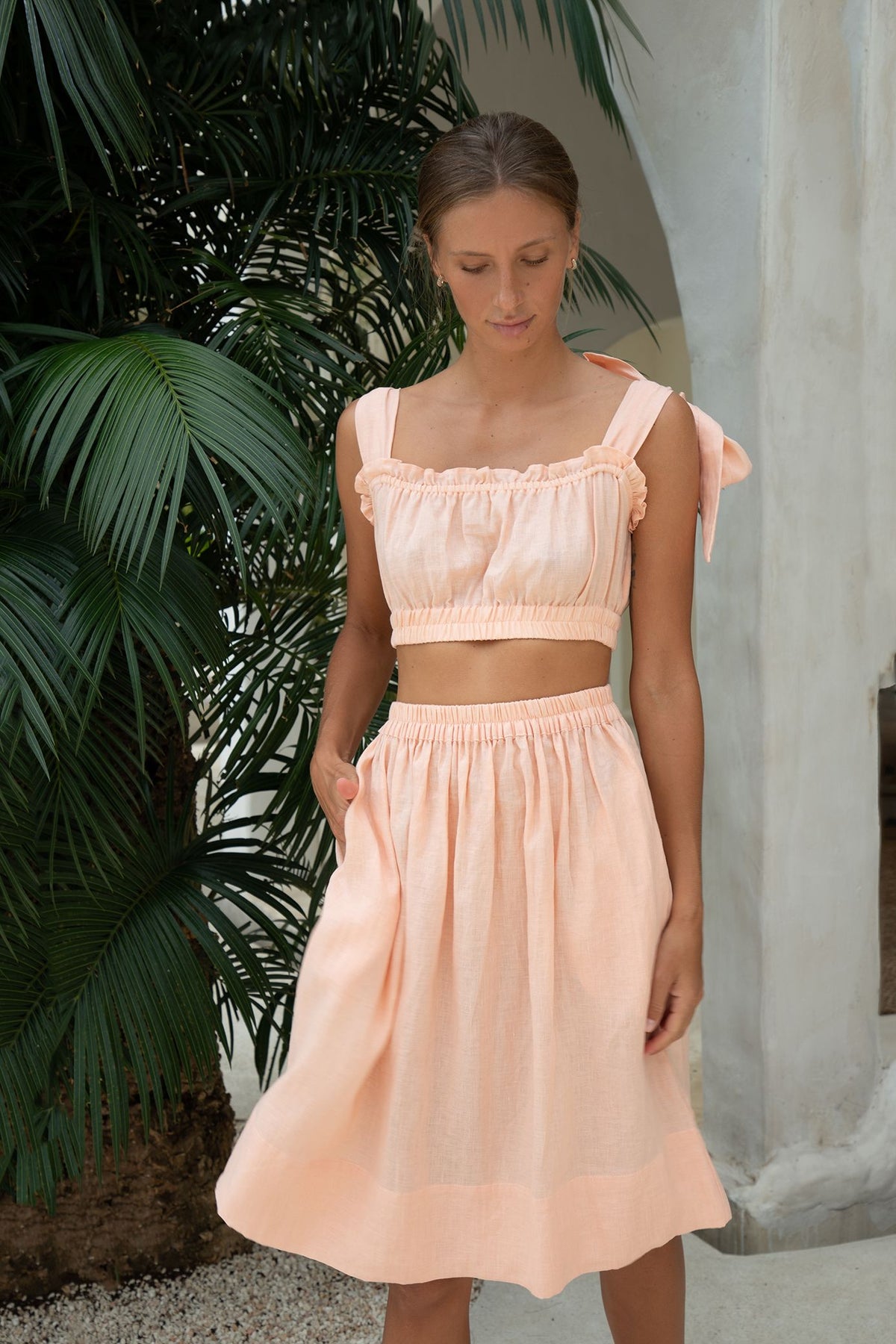Millie Crop | Evening Sand