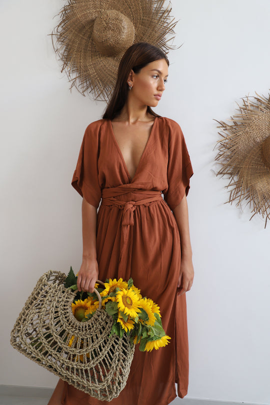 Melody Maxi Dress | Cinnamon
