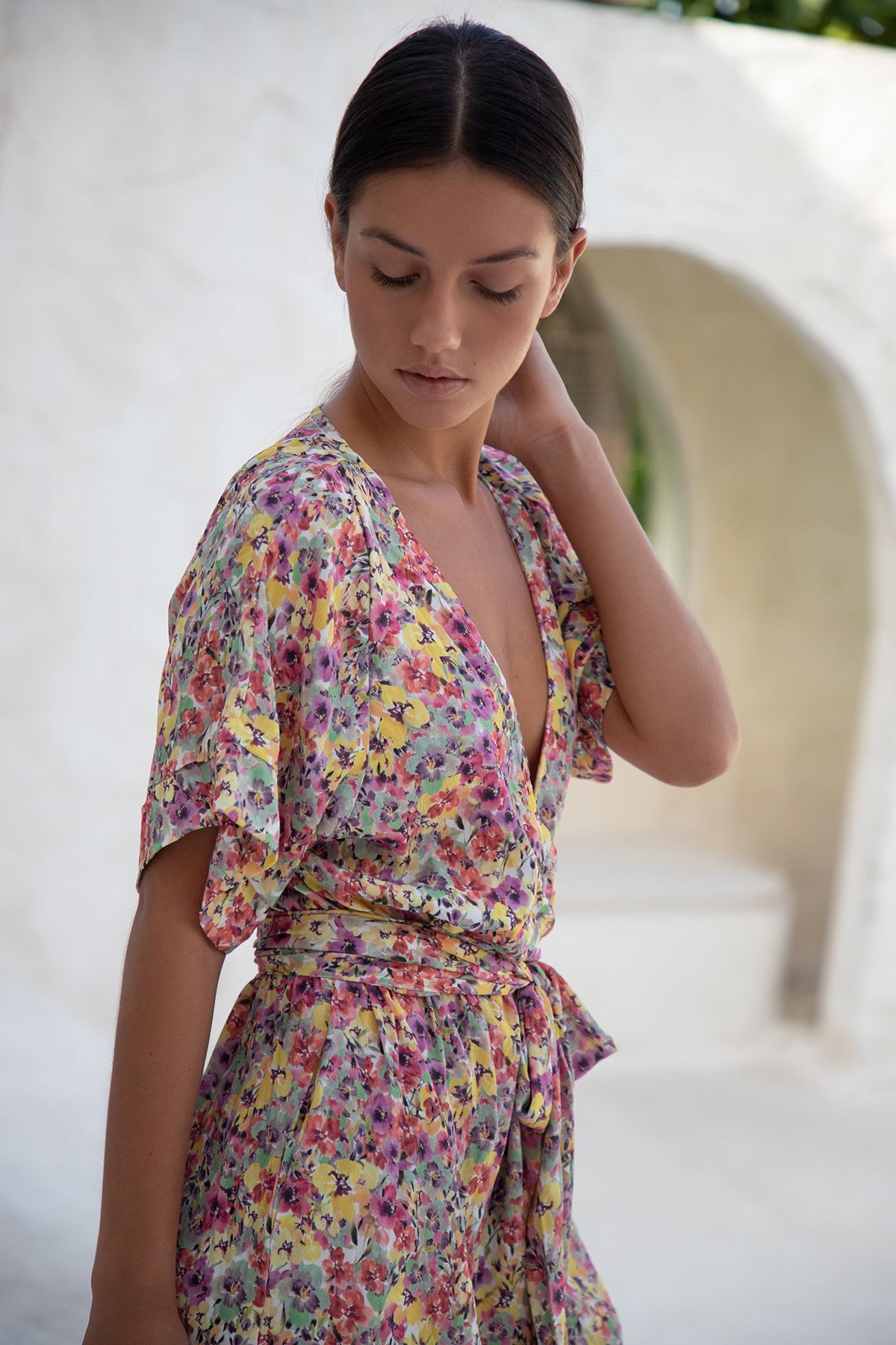 Melody Midi Dress | Floral Escape