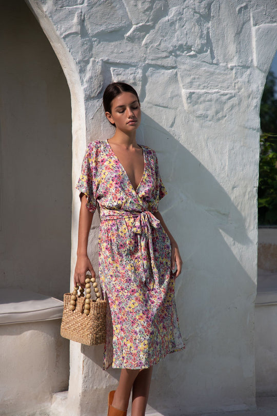 Melody Midi Dress | Floral Escape