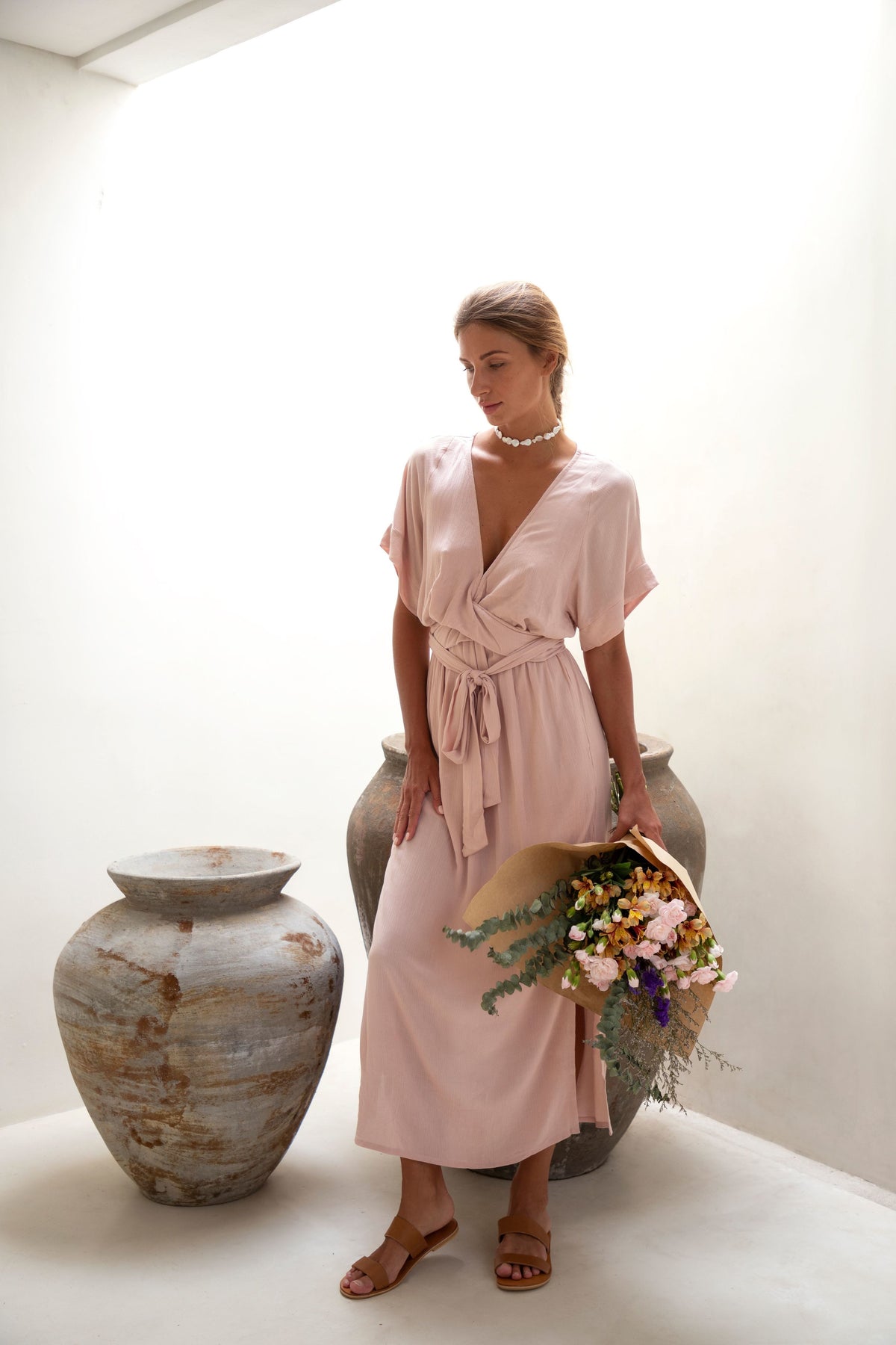Melody Maxi Dress | Blush