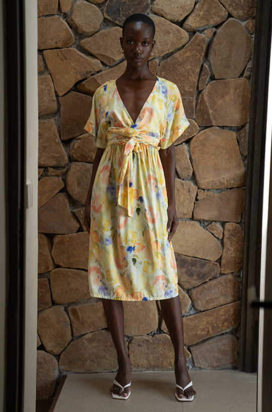 Melody Midi Dress | Midsummer Blooms