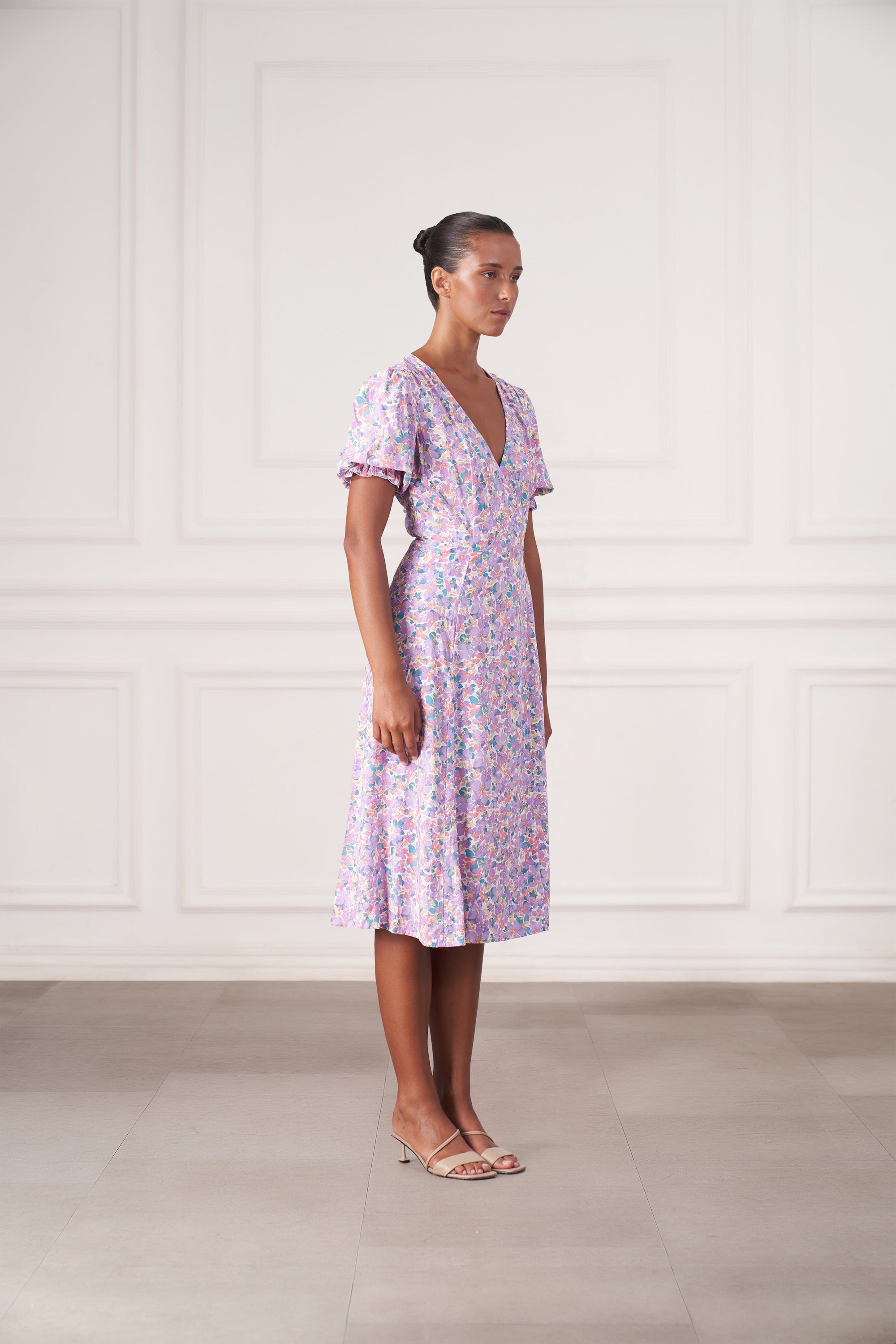 Alice Midi Wrap Dress | Bell Flower