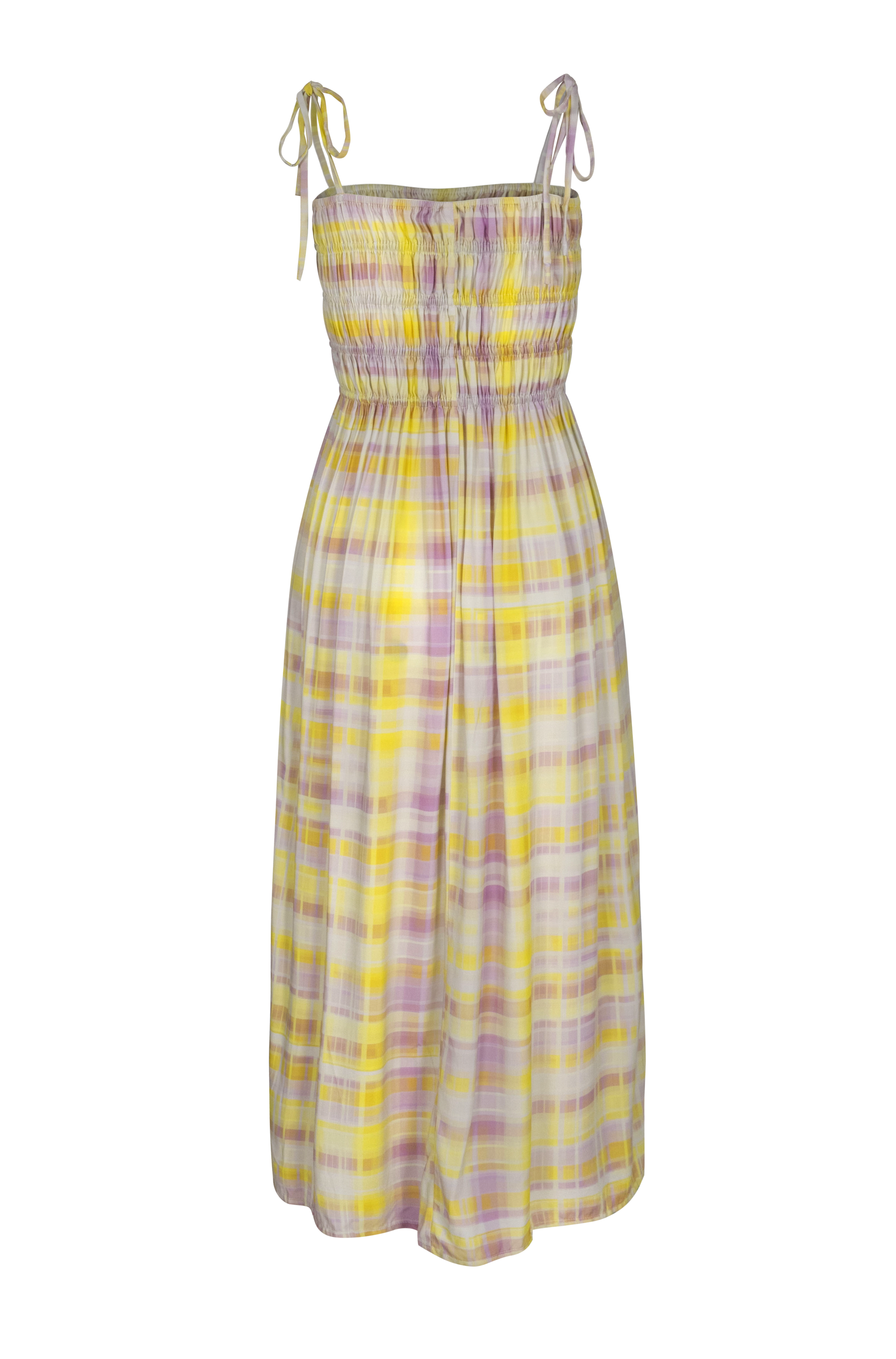 Amalfi Maxi Dress | Sorbet Plaid