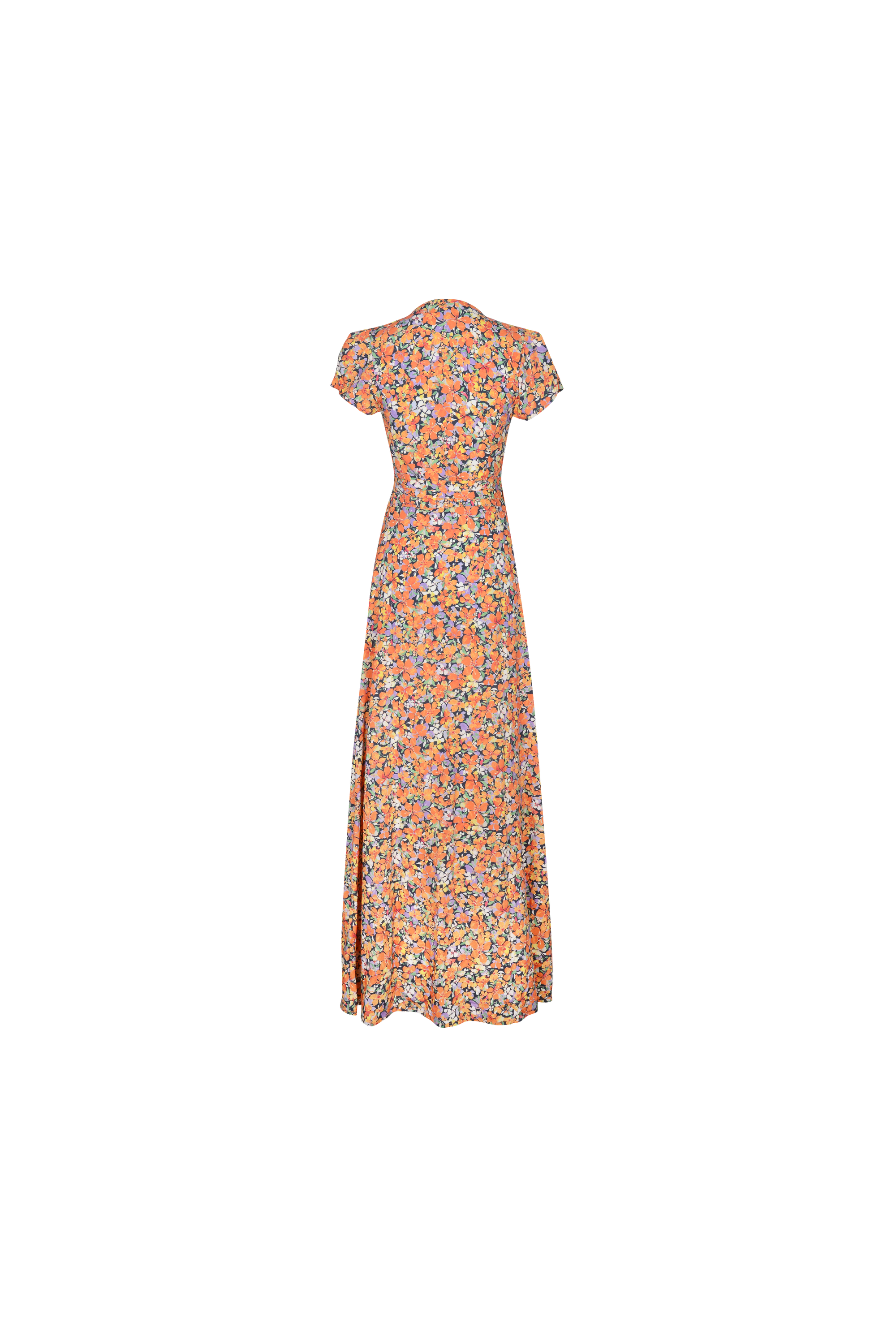 Alexa Maxi Wrap Dress | Wildflower