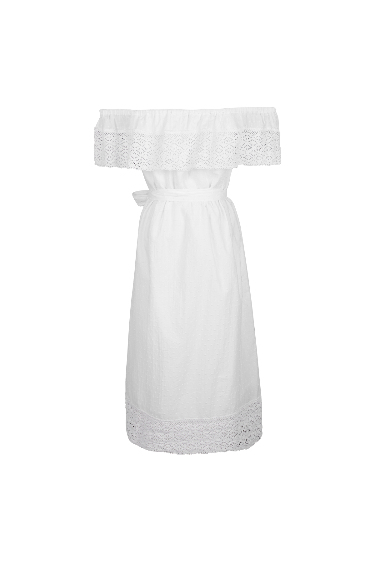 Lily Midi Dress | White