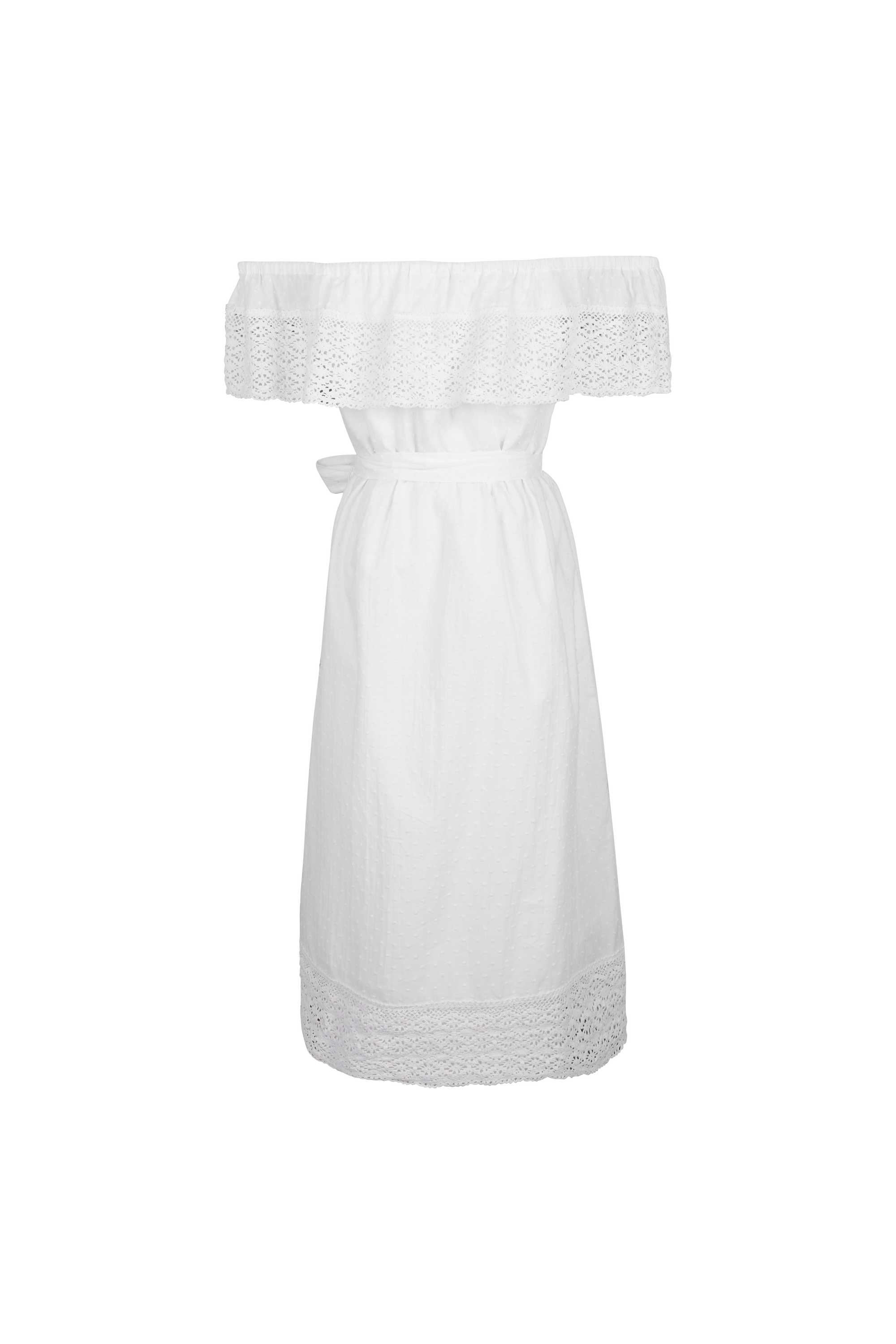 Lily Midi Dress | White