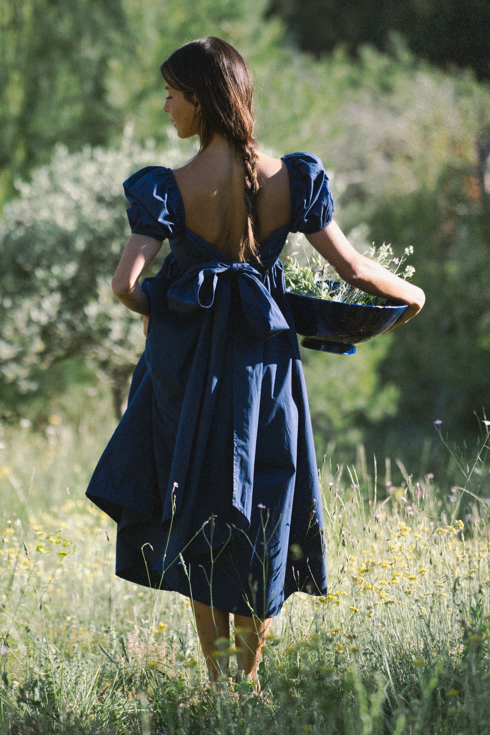 Grace Midi Dress | Navy