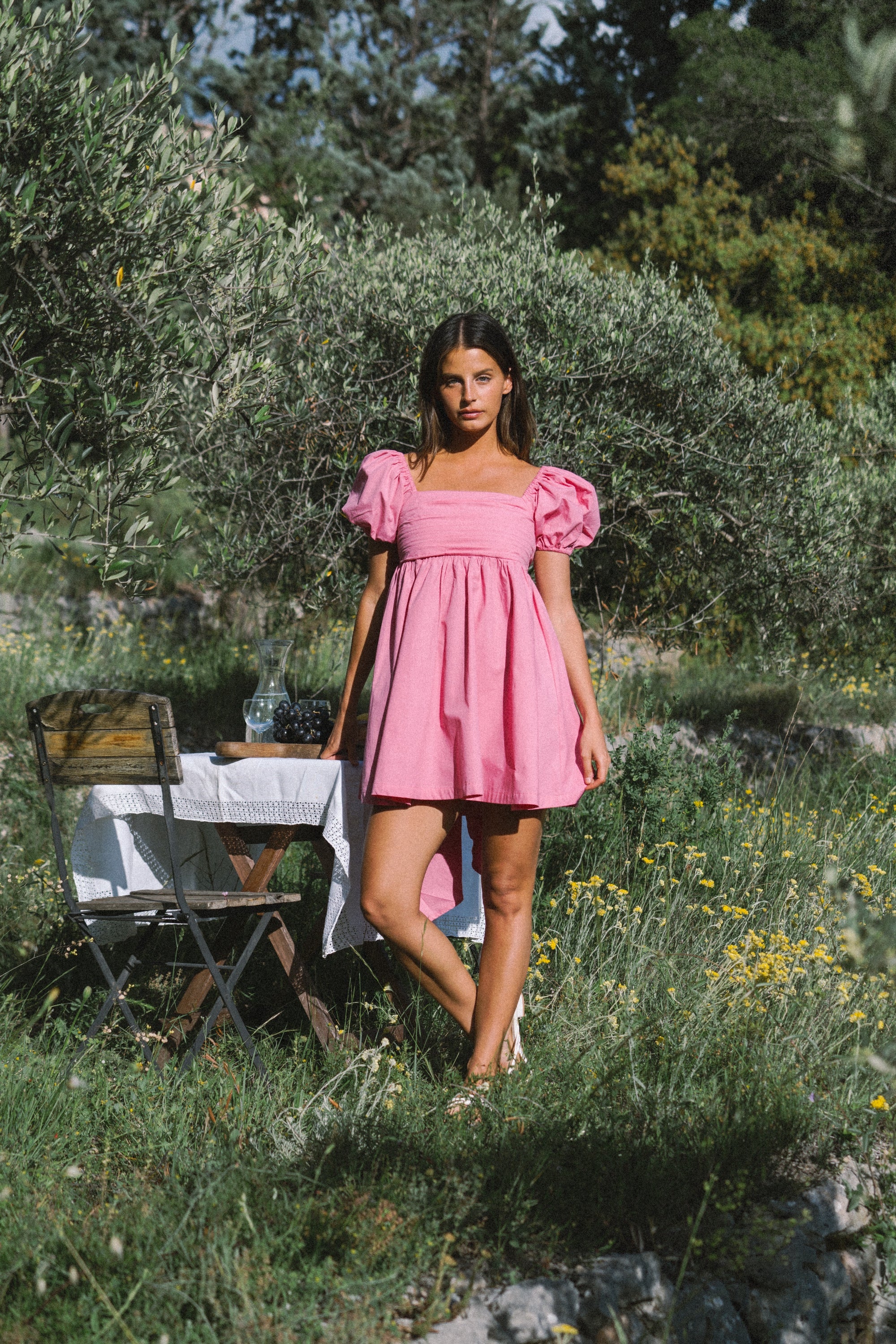 Grace Mini Dress | Azalea Pink