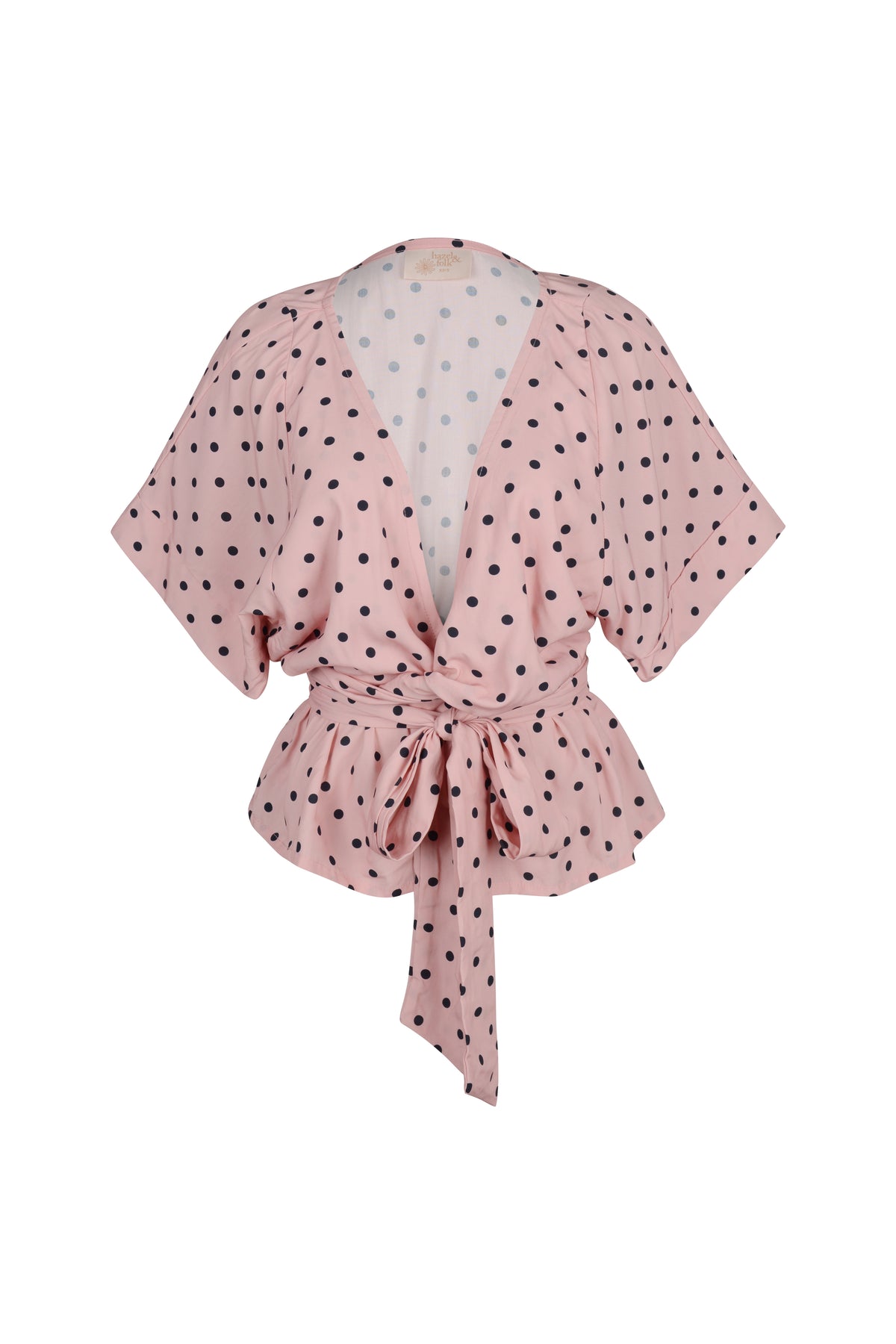 Melody Top | Pink Polka Dots