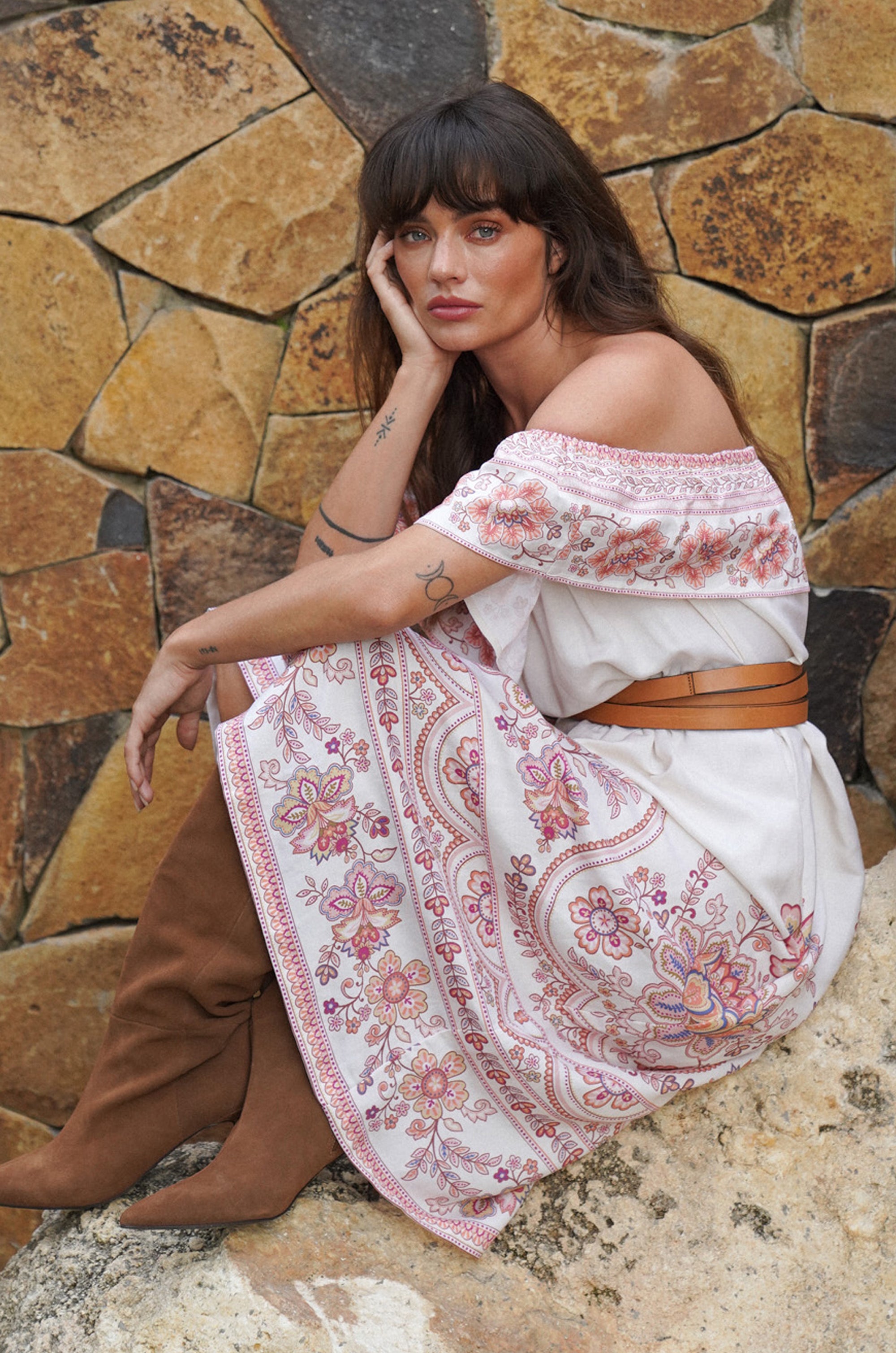 Lily Midi Dress | Bohemian Dream