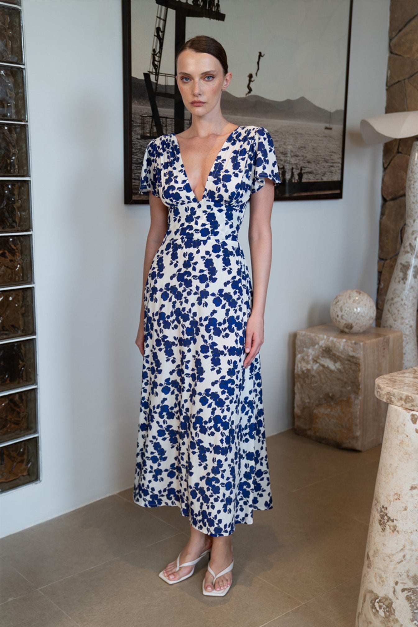 Margot Maxi Dress | Cornflowers