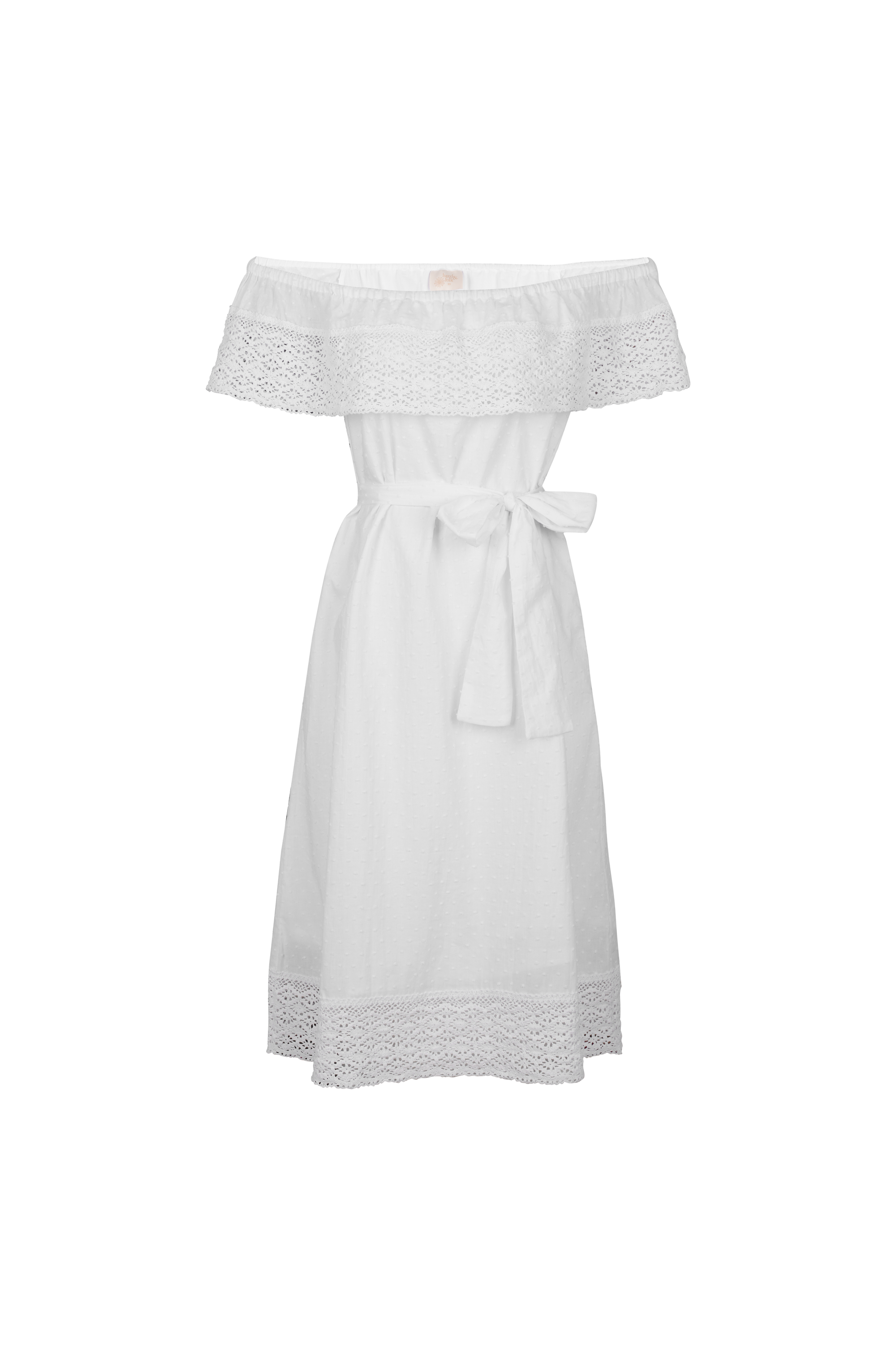 Lily Midi Dress | White