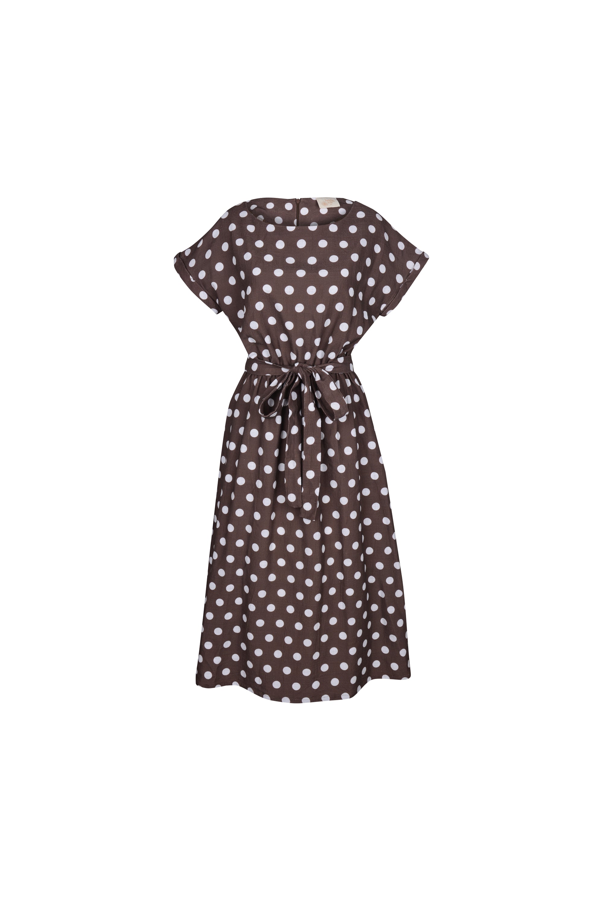 Claire Midi Dress | Espresso Dot