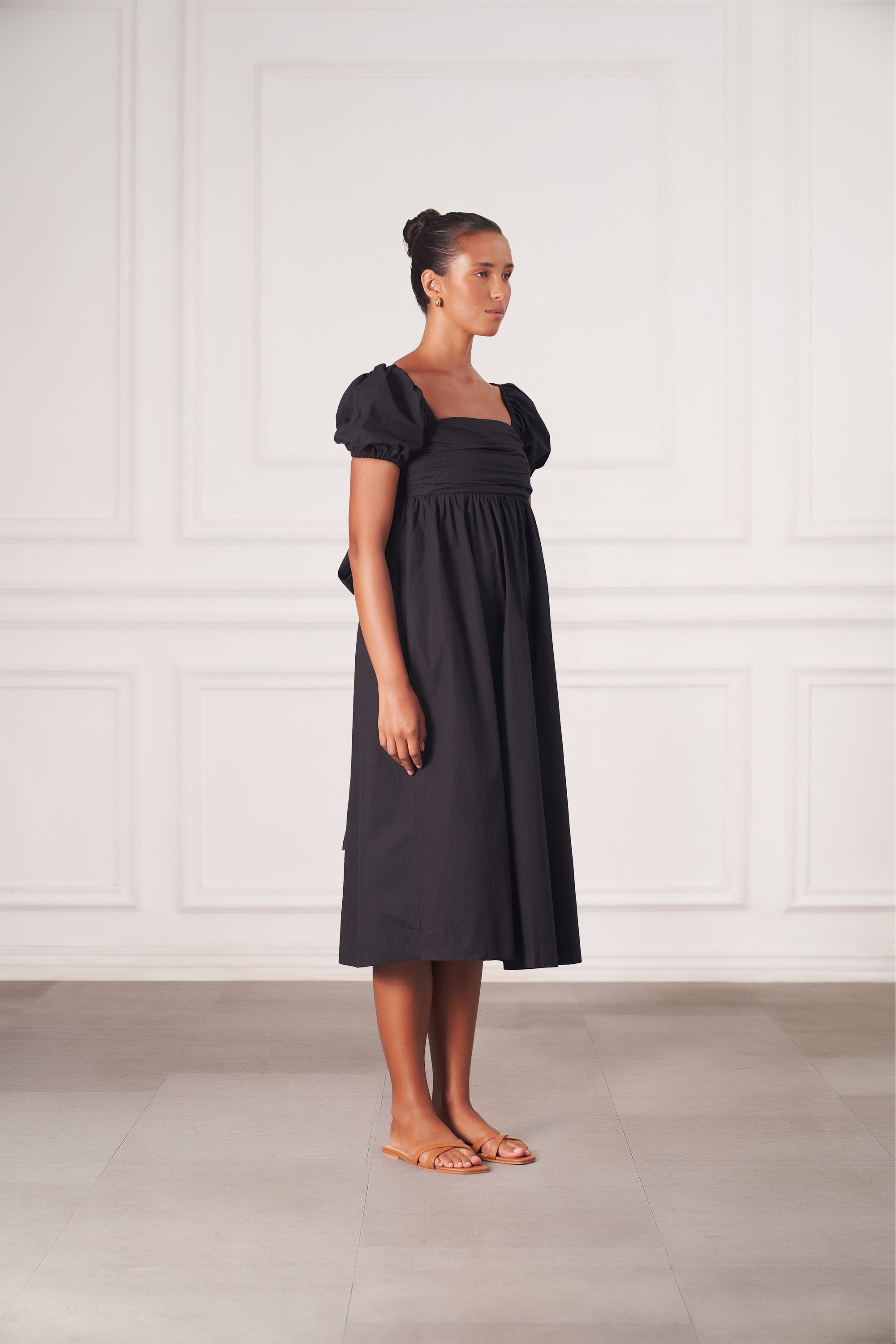 Grace Midi Dress | Black