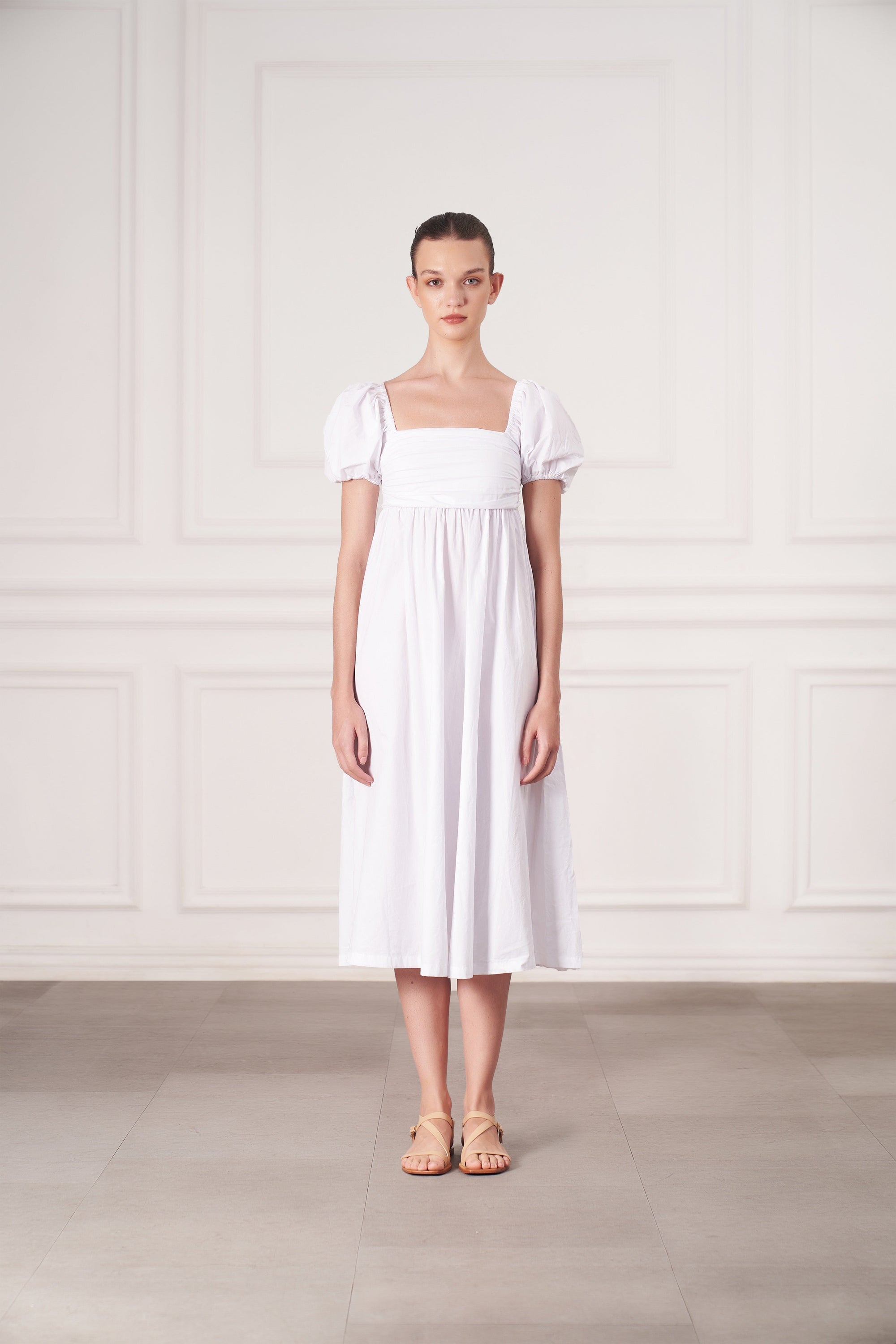 Grace Midi Dress | White