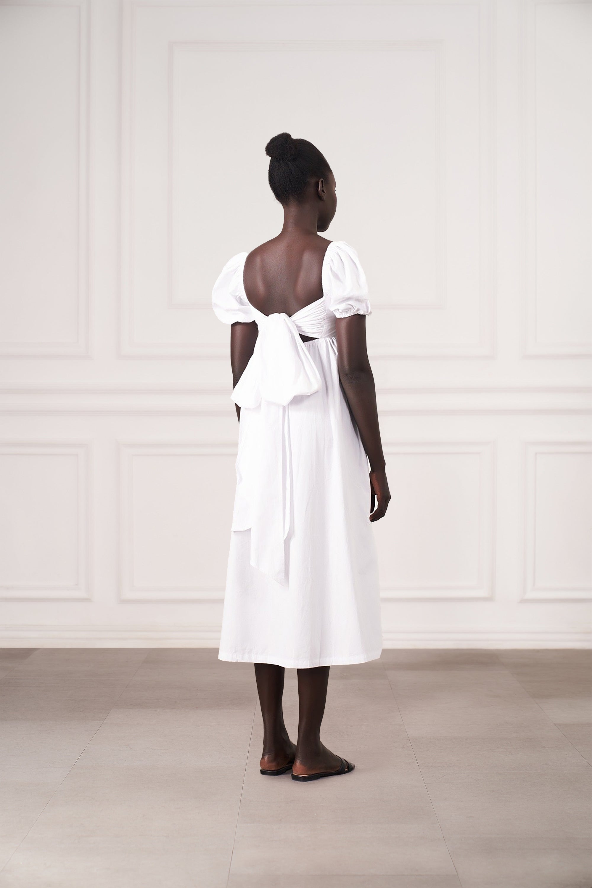 Grace Midi Dress | White