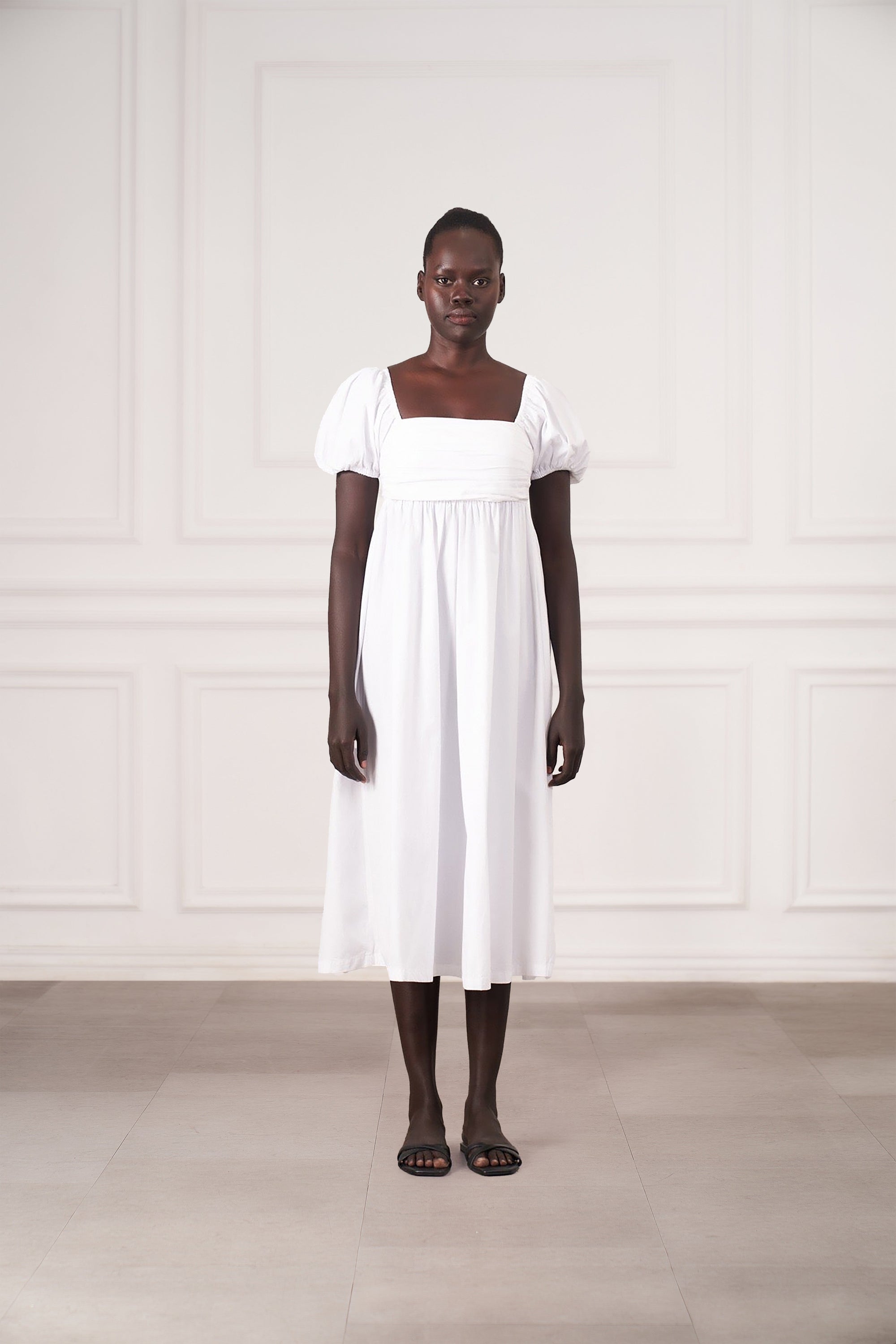 Grace Midi Dress | White