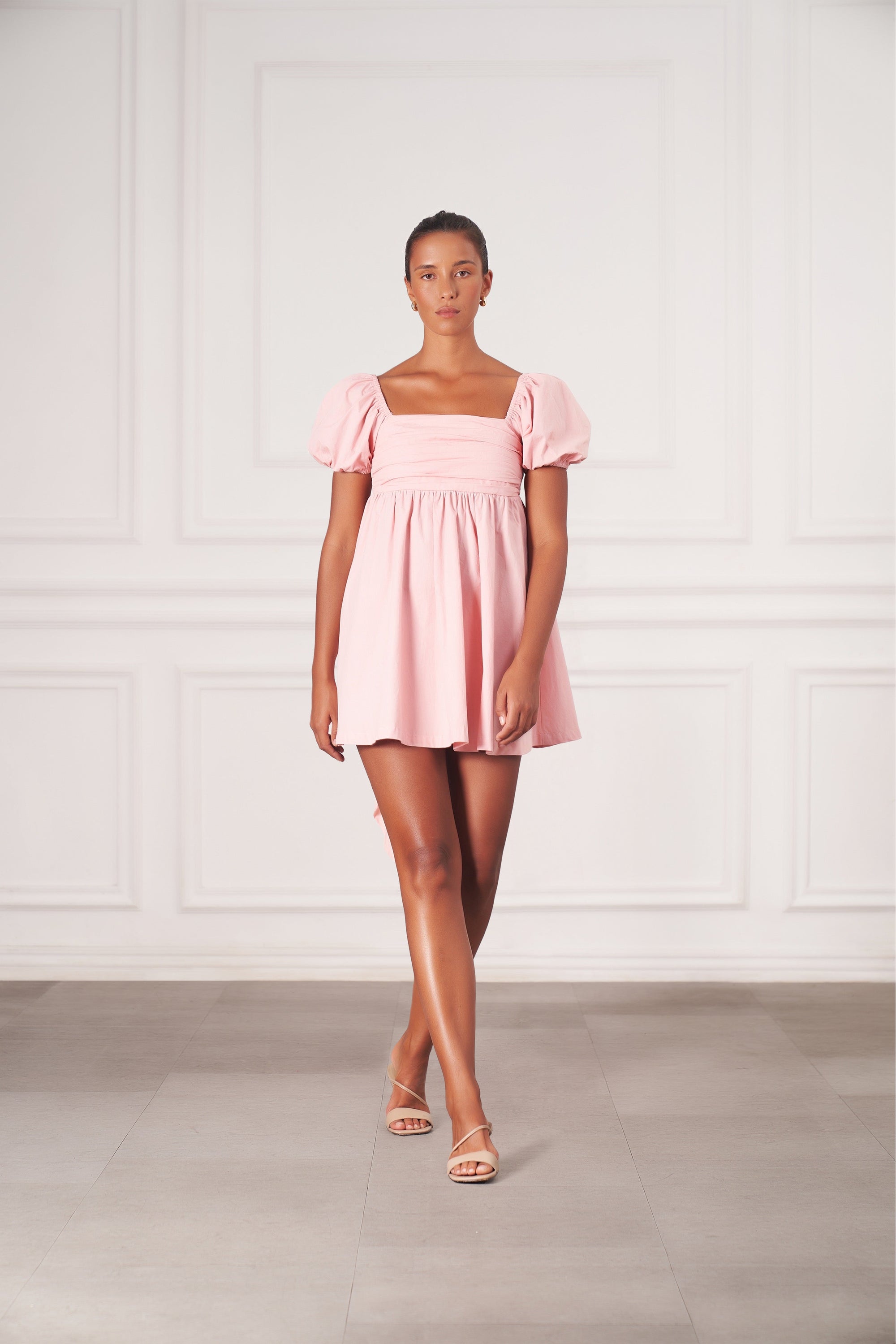 Grace Mini Dress | Powder Pink