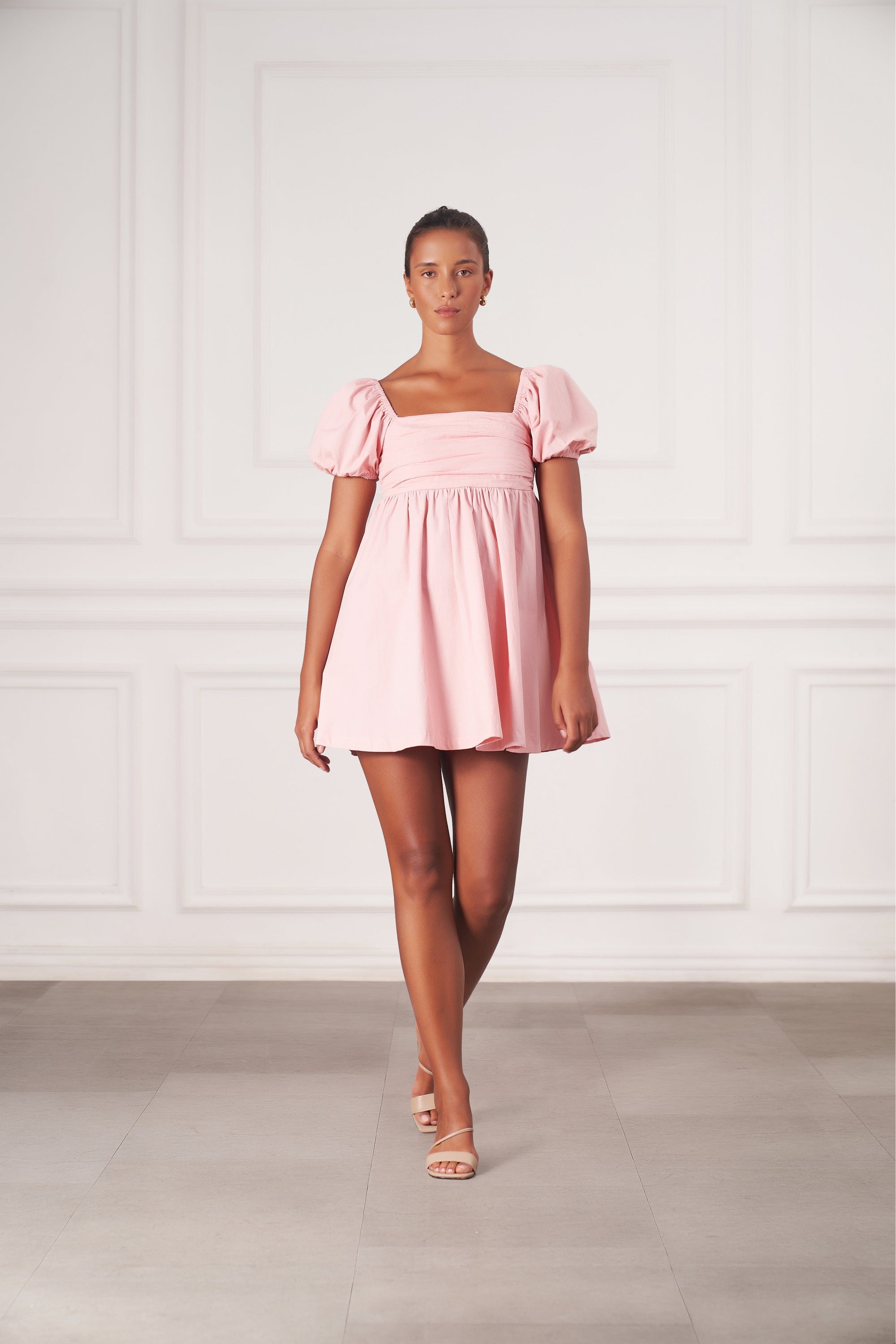 Grace Mini Dress | Powder Pink