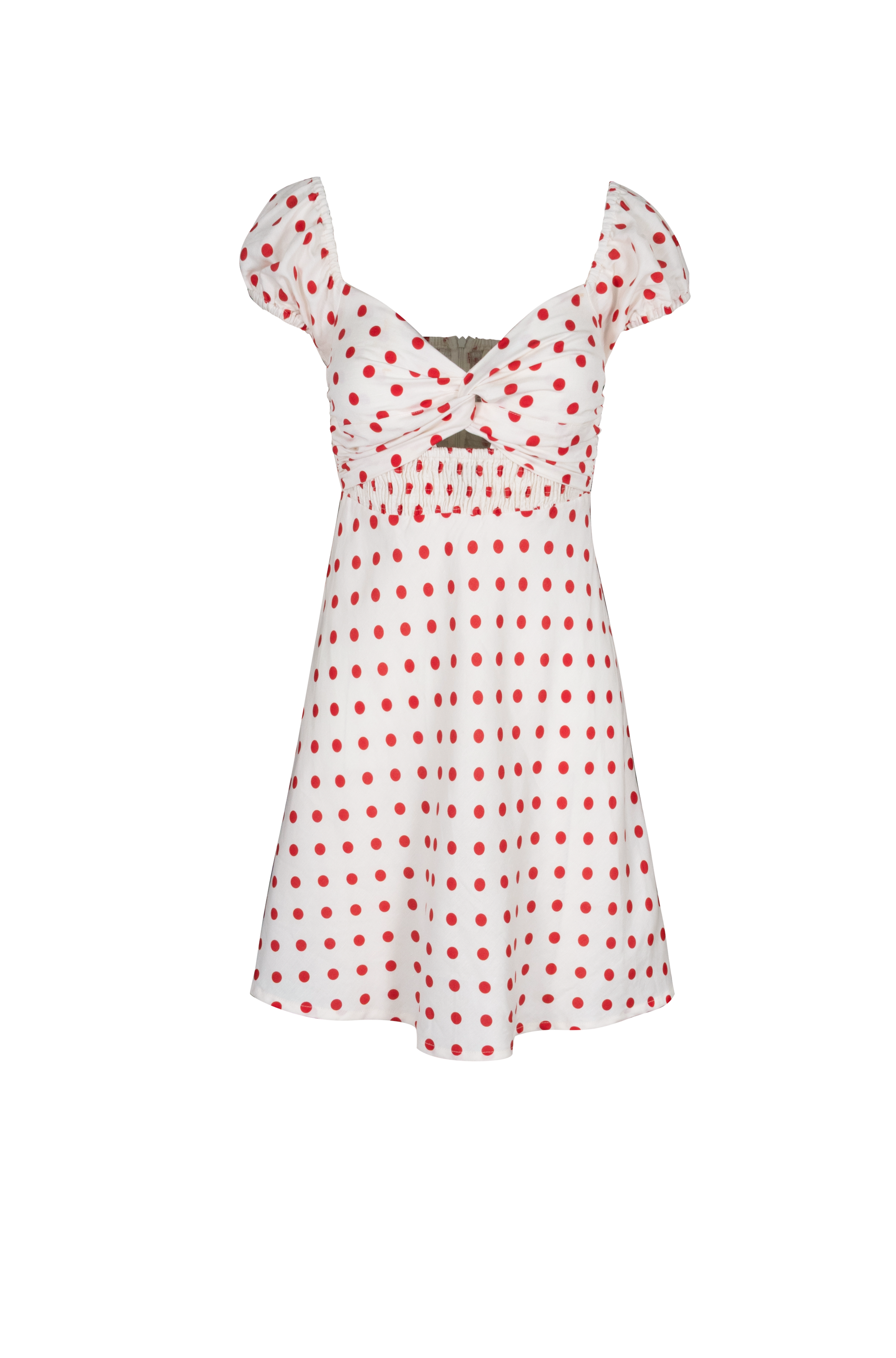 Gia Mini Dress | Berry  Dot